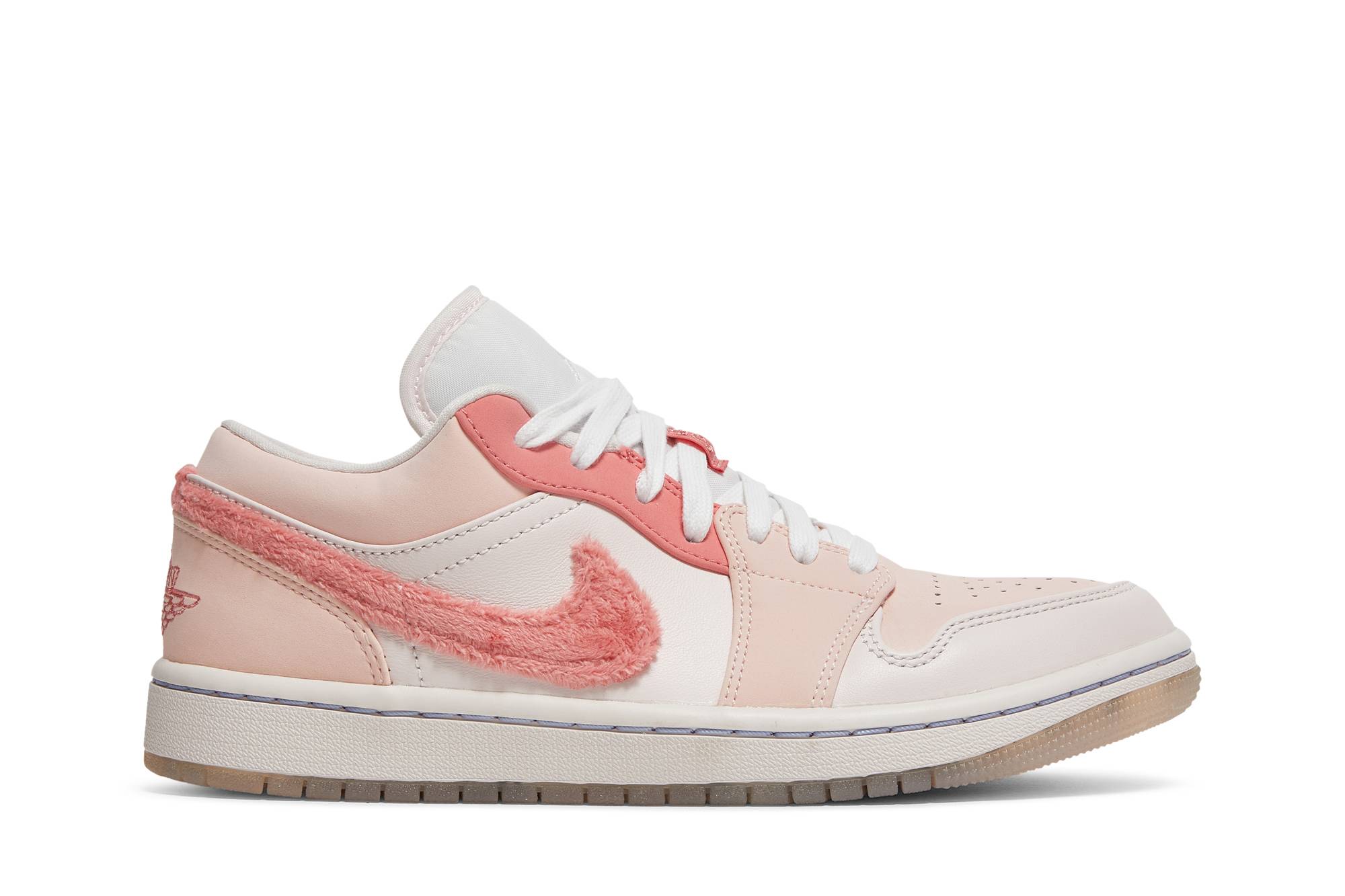 (Women) Air Jordan 1 Low SE Mighty Swooshers Pink DM5443-666 Moroen