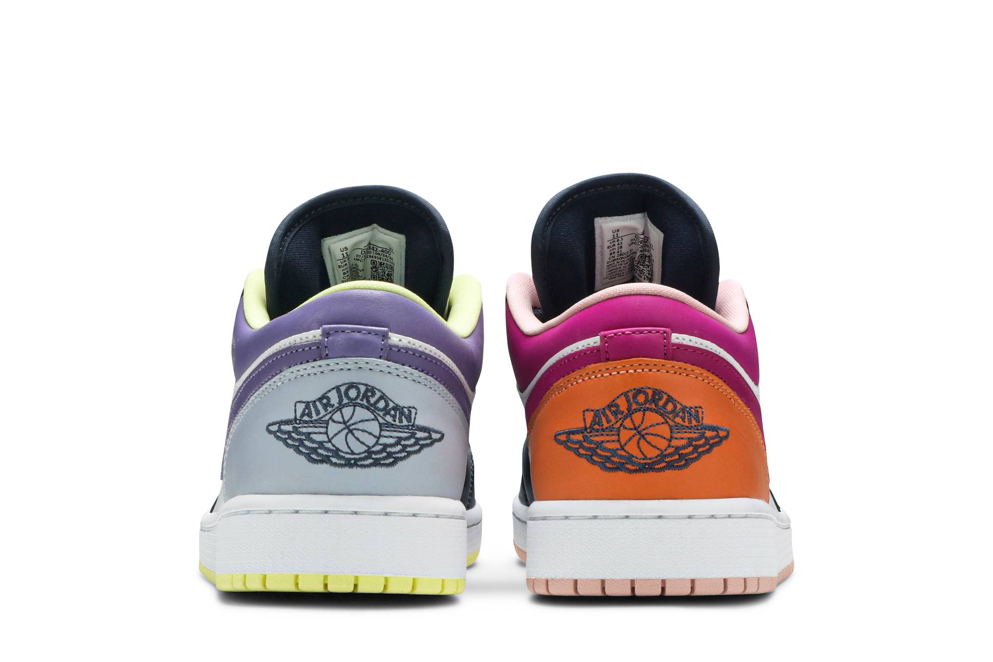 (Women) Air Jordan 1 Low SE 'Mismatched - Purple Magenta' DJ4342-400 - Image 6