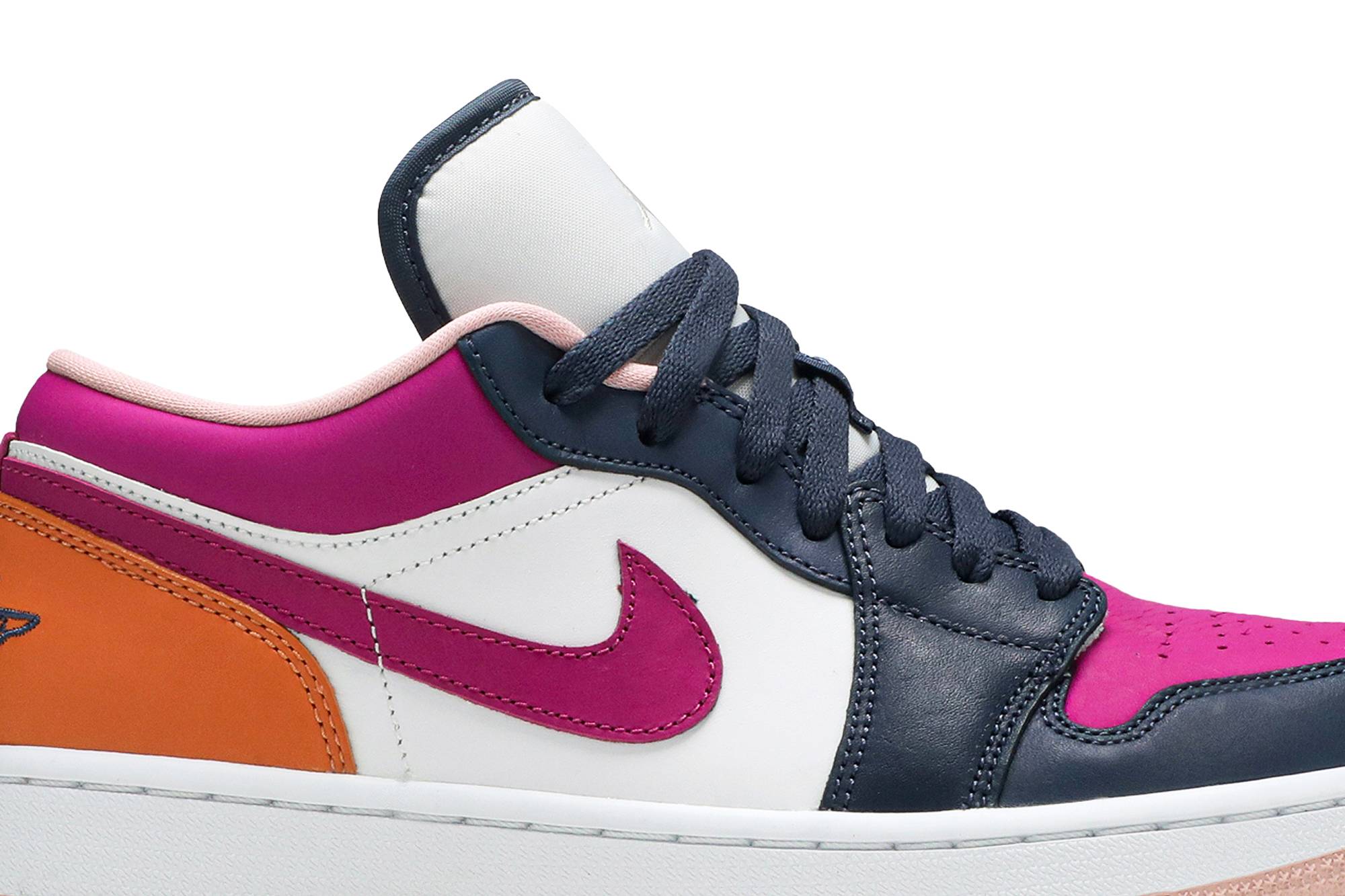 (Women) Air Jordan 1 Low SE 'Mismatched - Purple Magenta' DJ4342-400 - Image 2