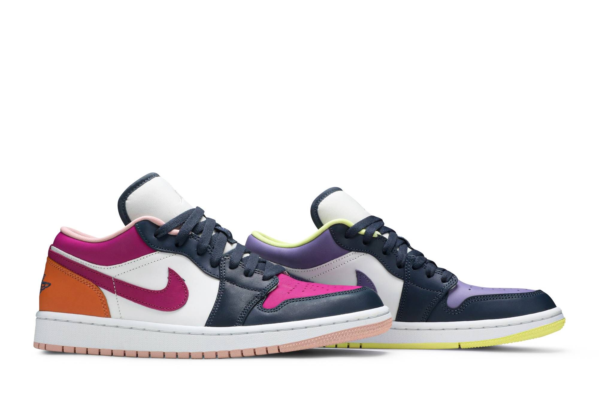 (Women) Air Jordan 1 Low SE 'Mismatched - Purple Magenta' DJ4342-400 - Image 8