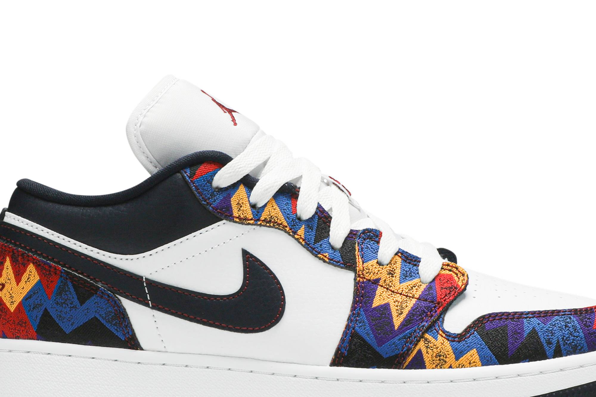 (Grade School) Air Jordan 1 Low SE Nothing But Net CZ8657-100 Moroen - Image 2