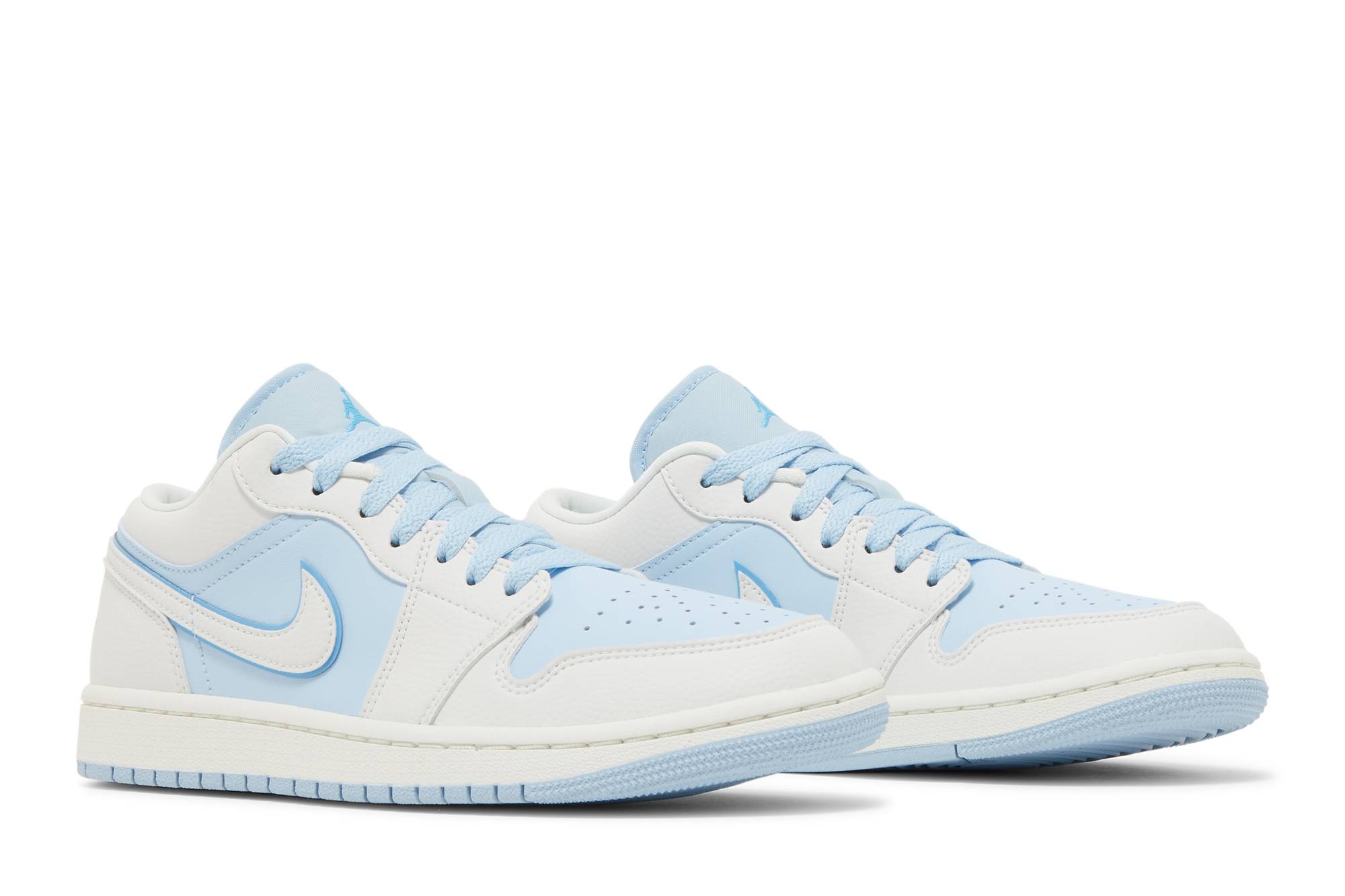 (Women) Air Jordan 1 Low SE Reverse Ice Blue DV1299-104 Moroen - Image 8