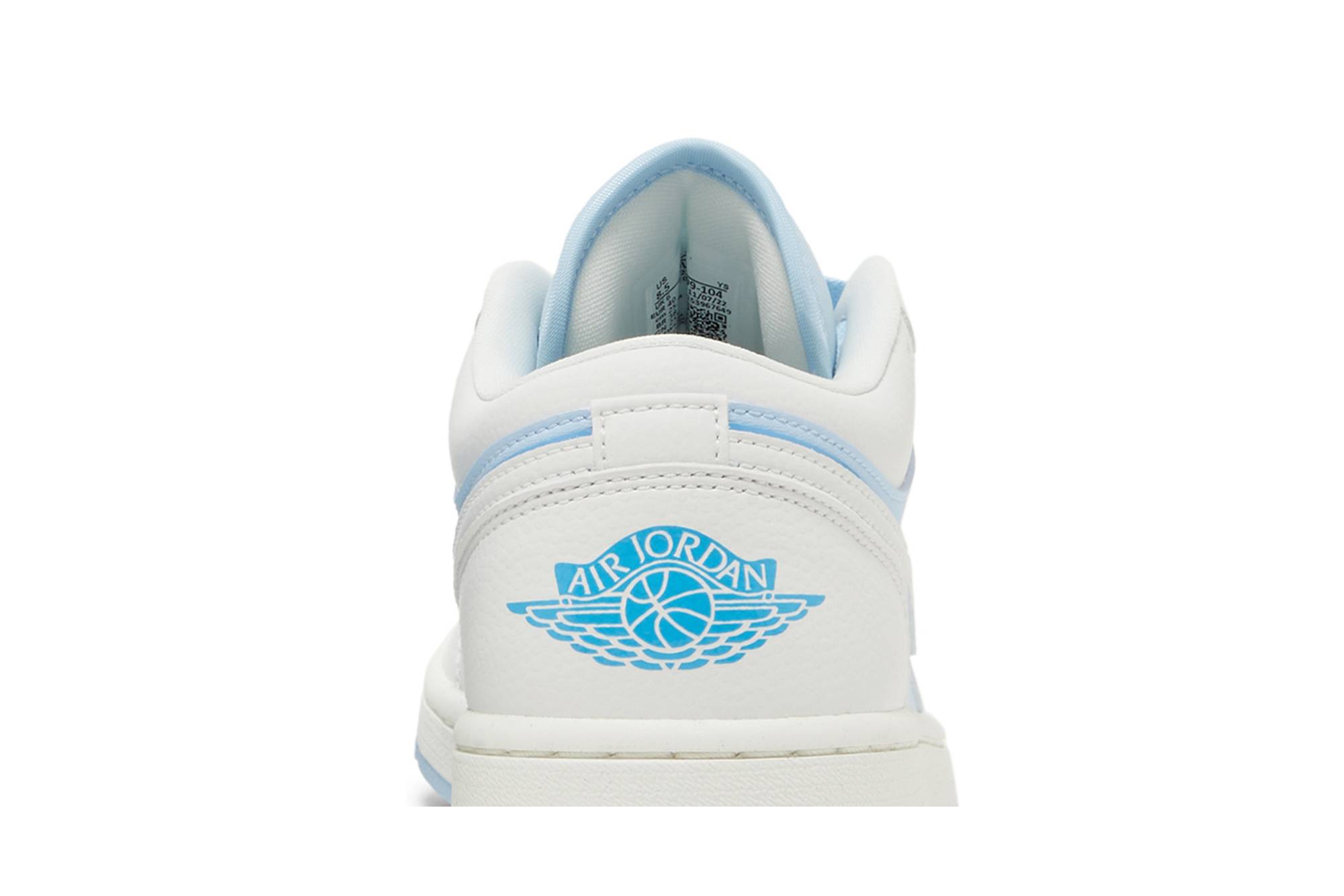 (Women) Air Jordan 1 Low SE Reverse Ice Blue DV1299-104 Moroen - Image 7