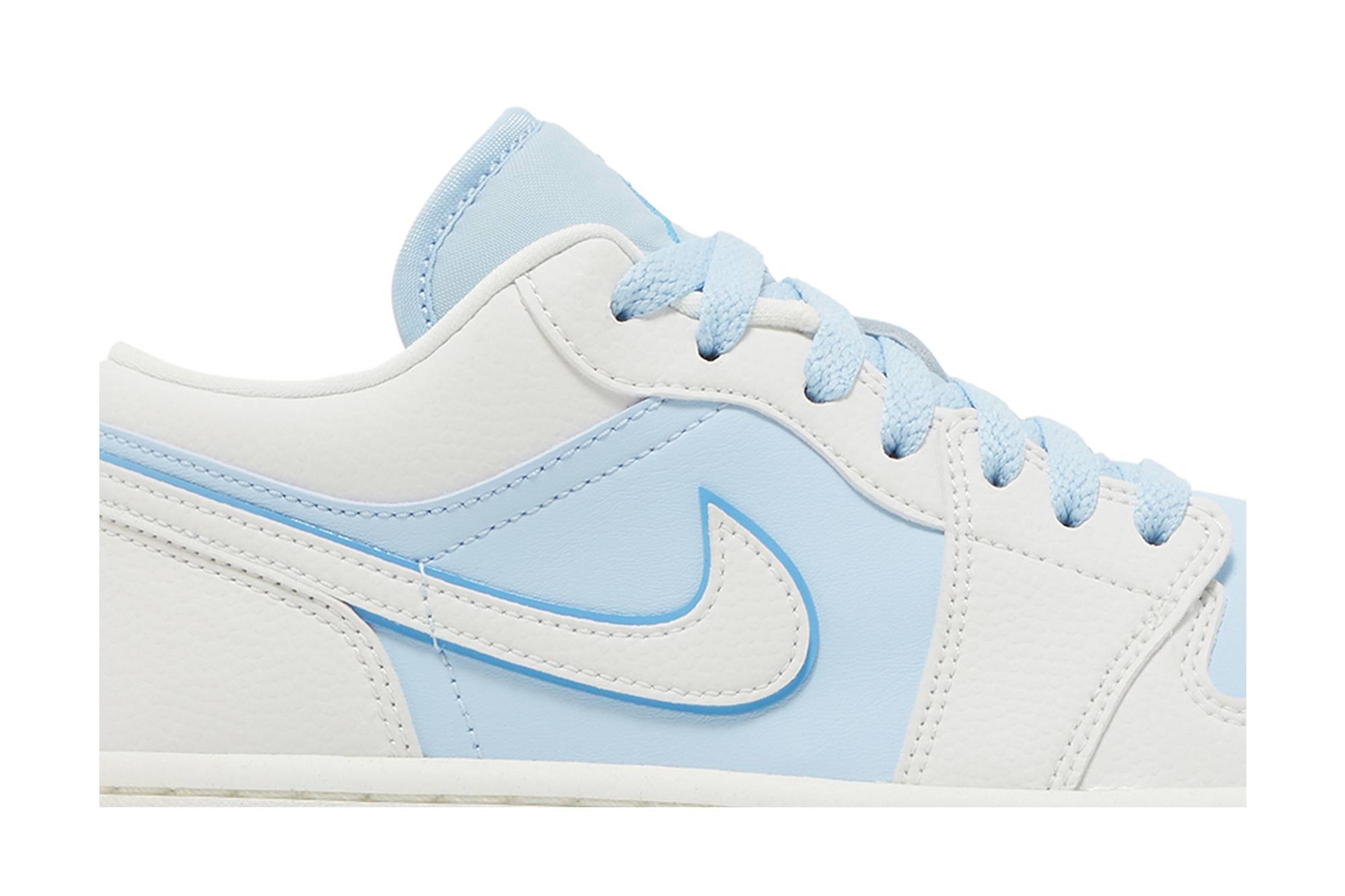 (Women) Air Jordan 1 Low SE Reverse Ice Blue DV1299-104 Moroen - Image 2