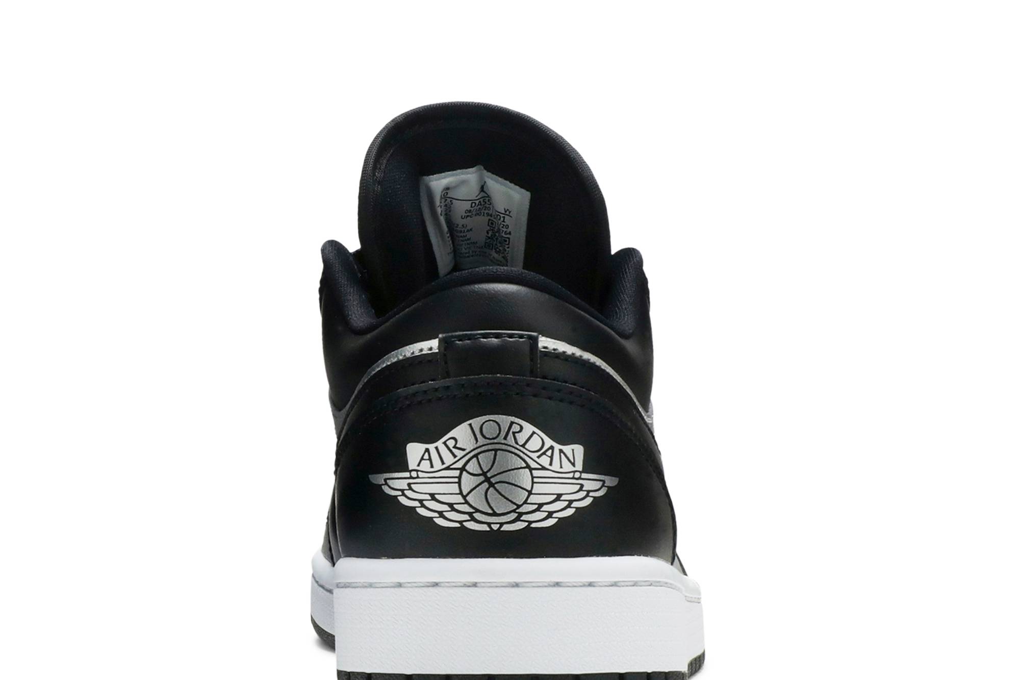 (Women) Air Jordan 1 Low SE Silver Toe DA5551-001 Moroen - Image 7