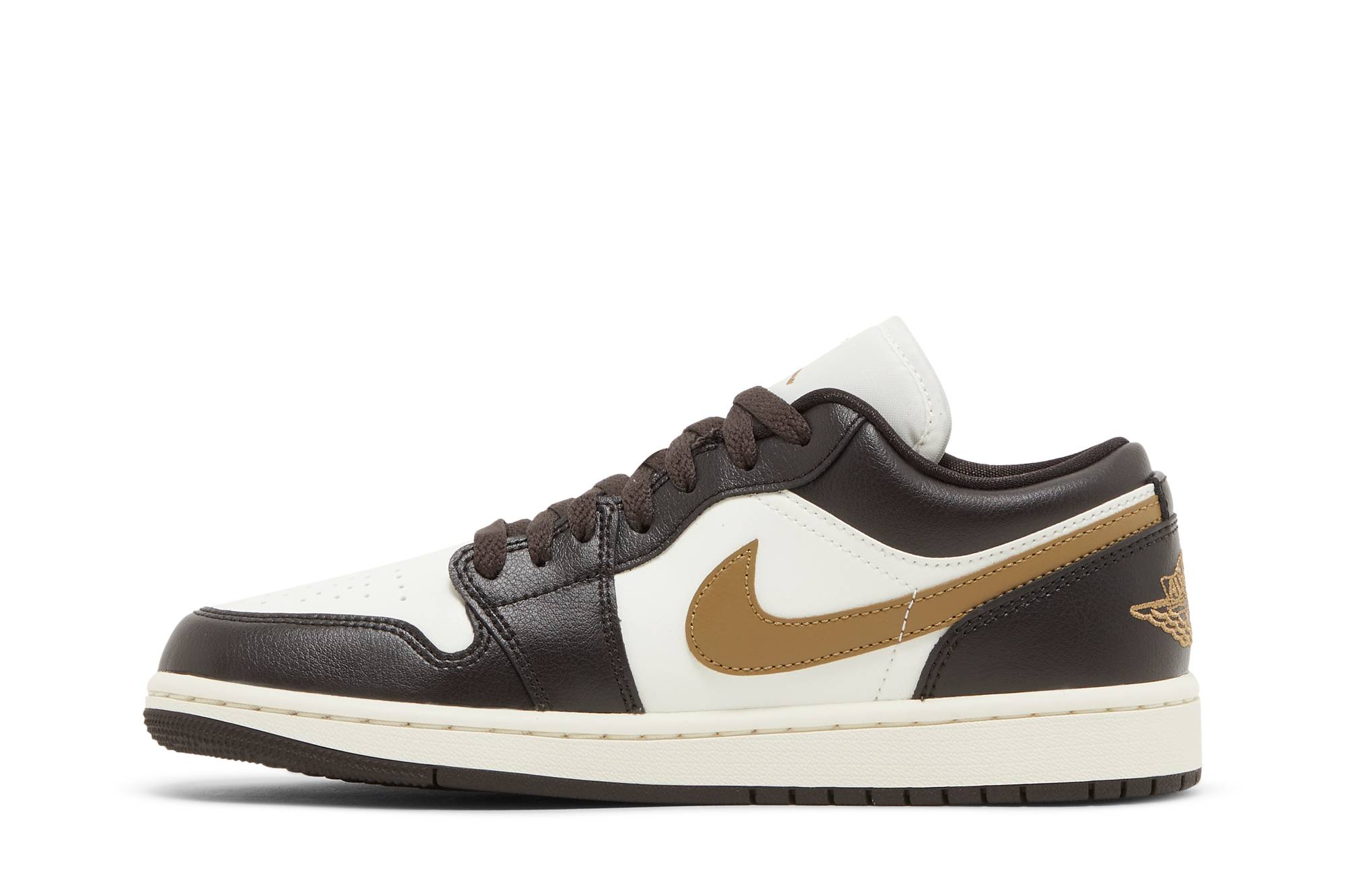 (Women) Air Jordan 1 Low Shadow Brown DC0774-200 Moroen - Image 3
