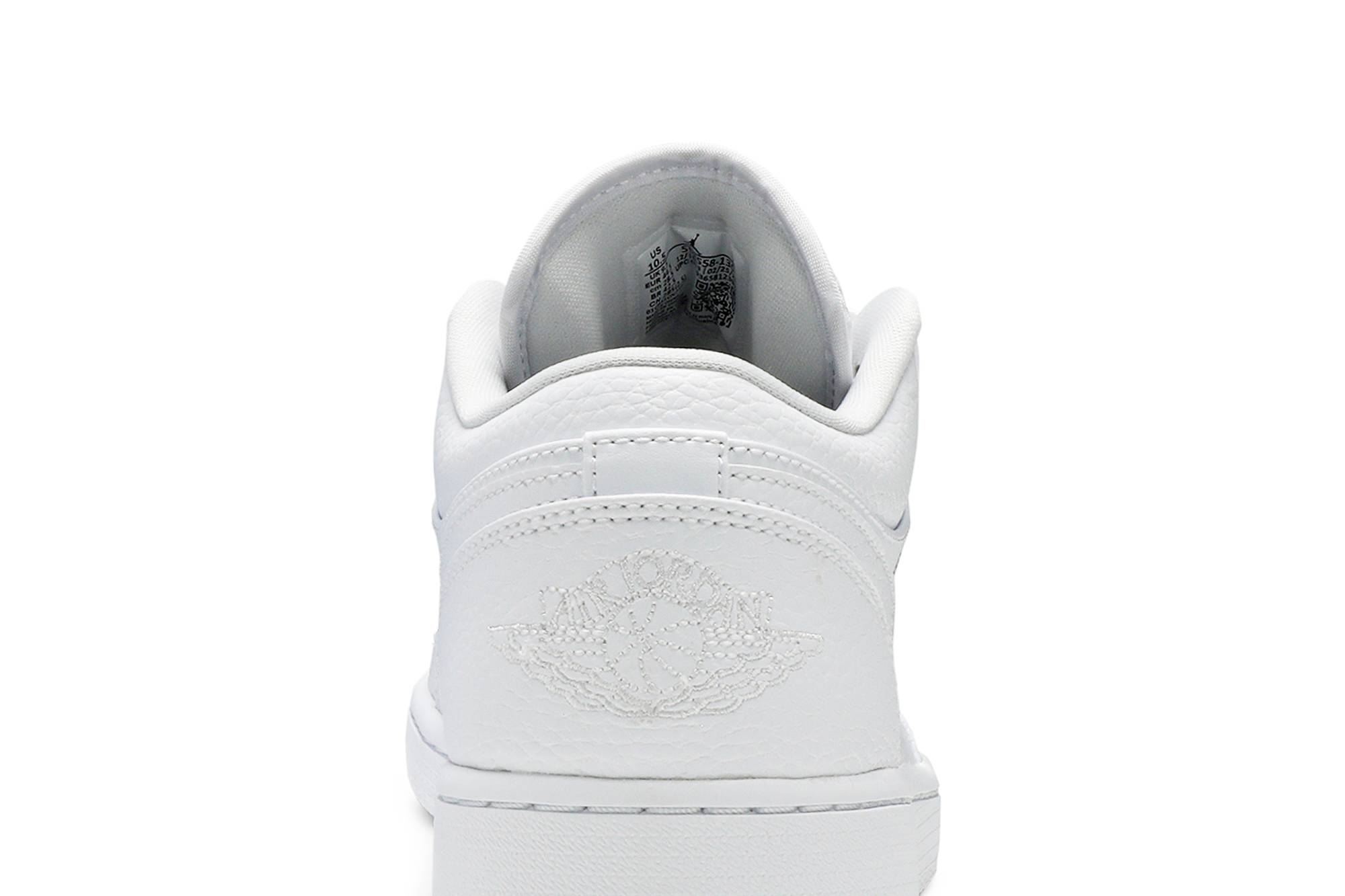 Air Jordan 1 Low 'Triple White' 2020 553558-130 - Image 7