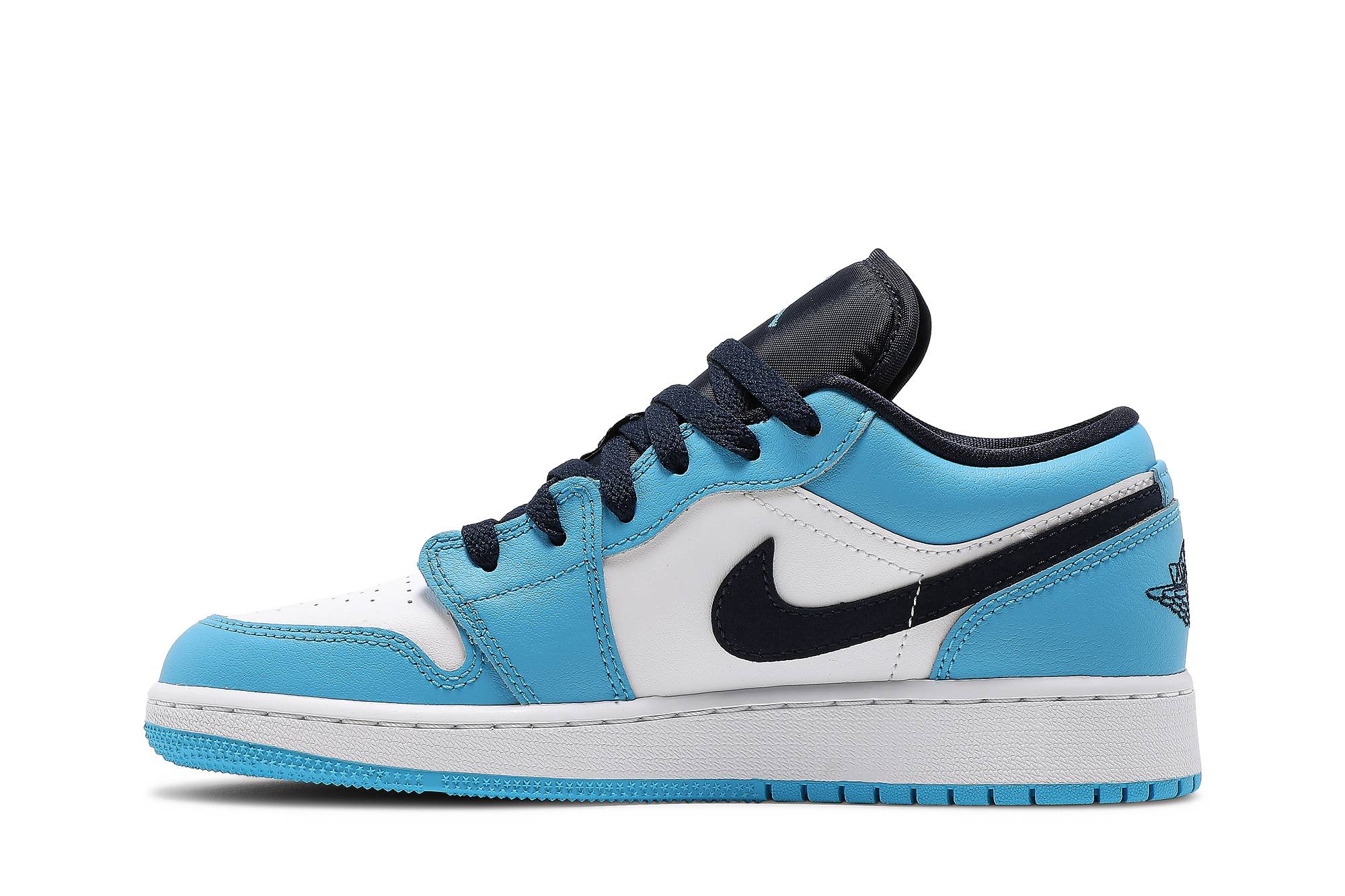 (Grade School) Air Jordan 1 Low 'UNC' 553560-144 - Imagem 3