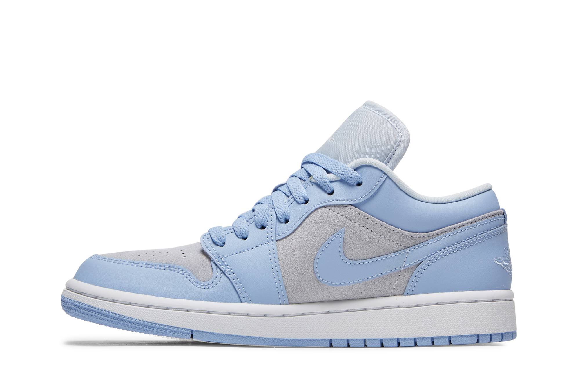 (Women) Air Jordan 1 Low University Blue DC0774-050 Moroen - Image 3