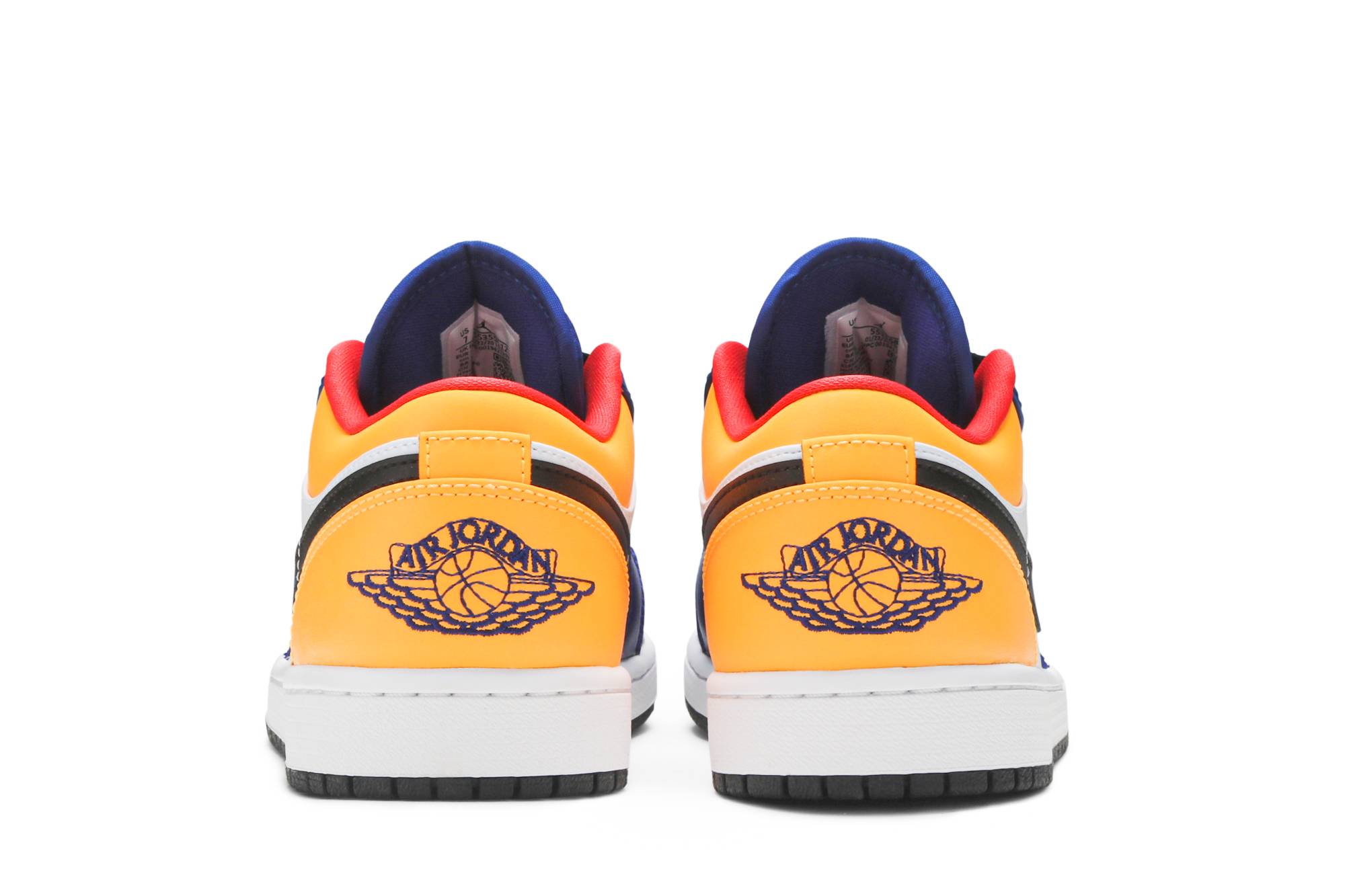 Air Jordan 1 Low 'White Deep Royal Blue' 553558-123 - Image 6