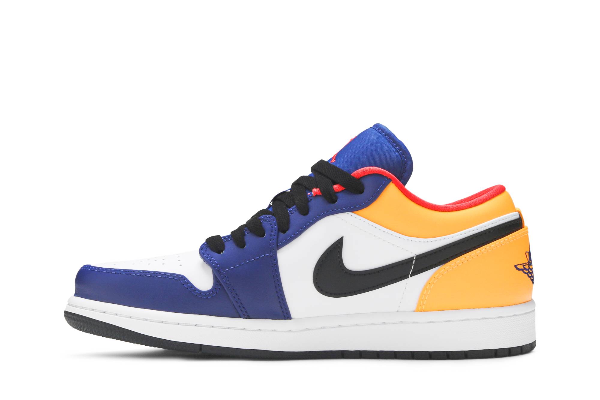 Air Jordan 1 Low 'White Deep Royal Blue' 553558-123 - Image 3