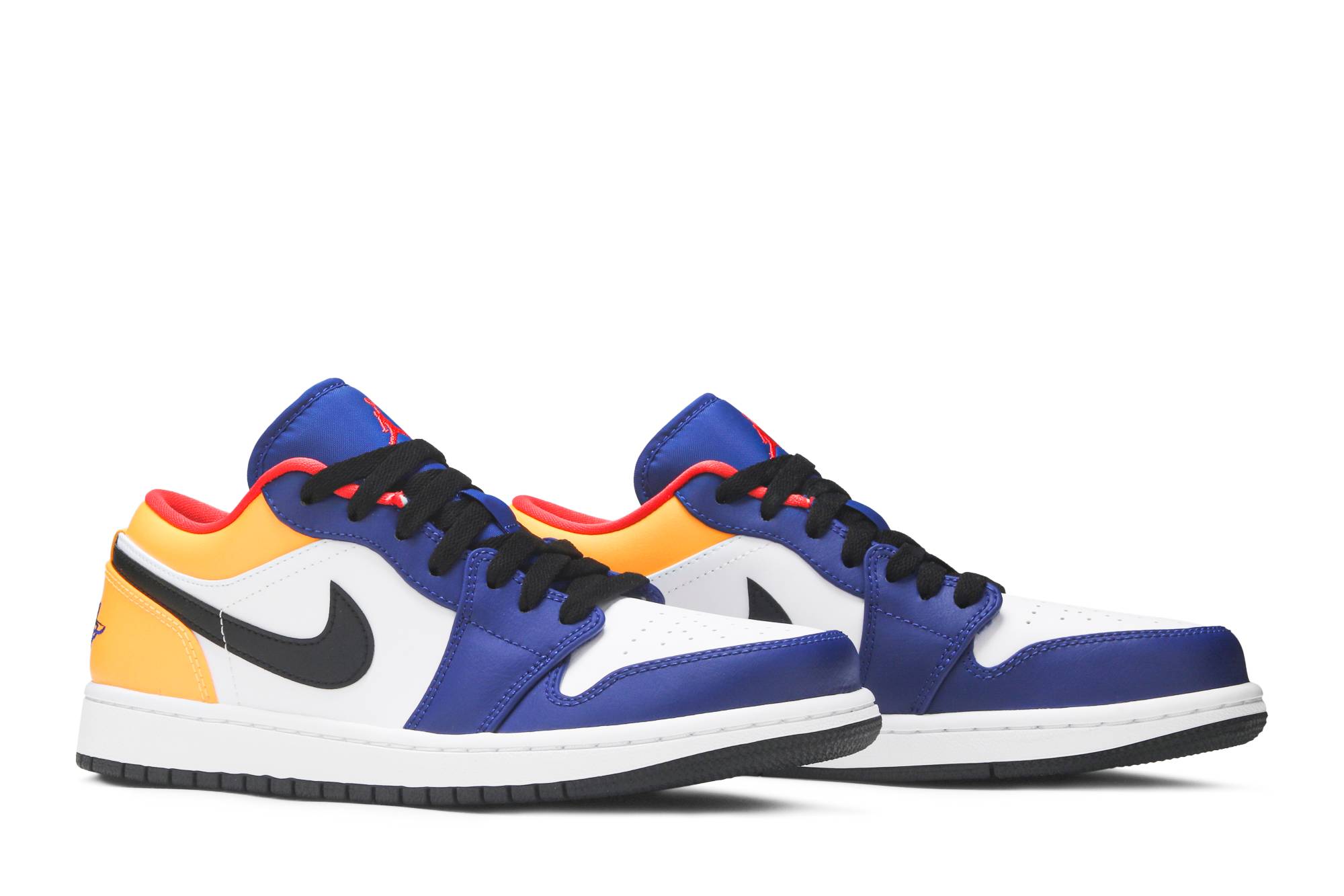 Air Jordan 1 Low 'White Deep Royal Blue' 553558-123 - Image 8