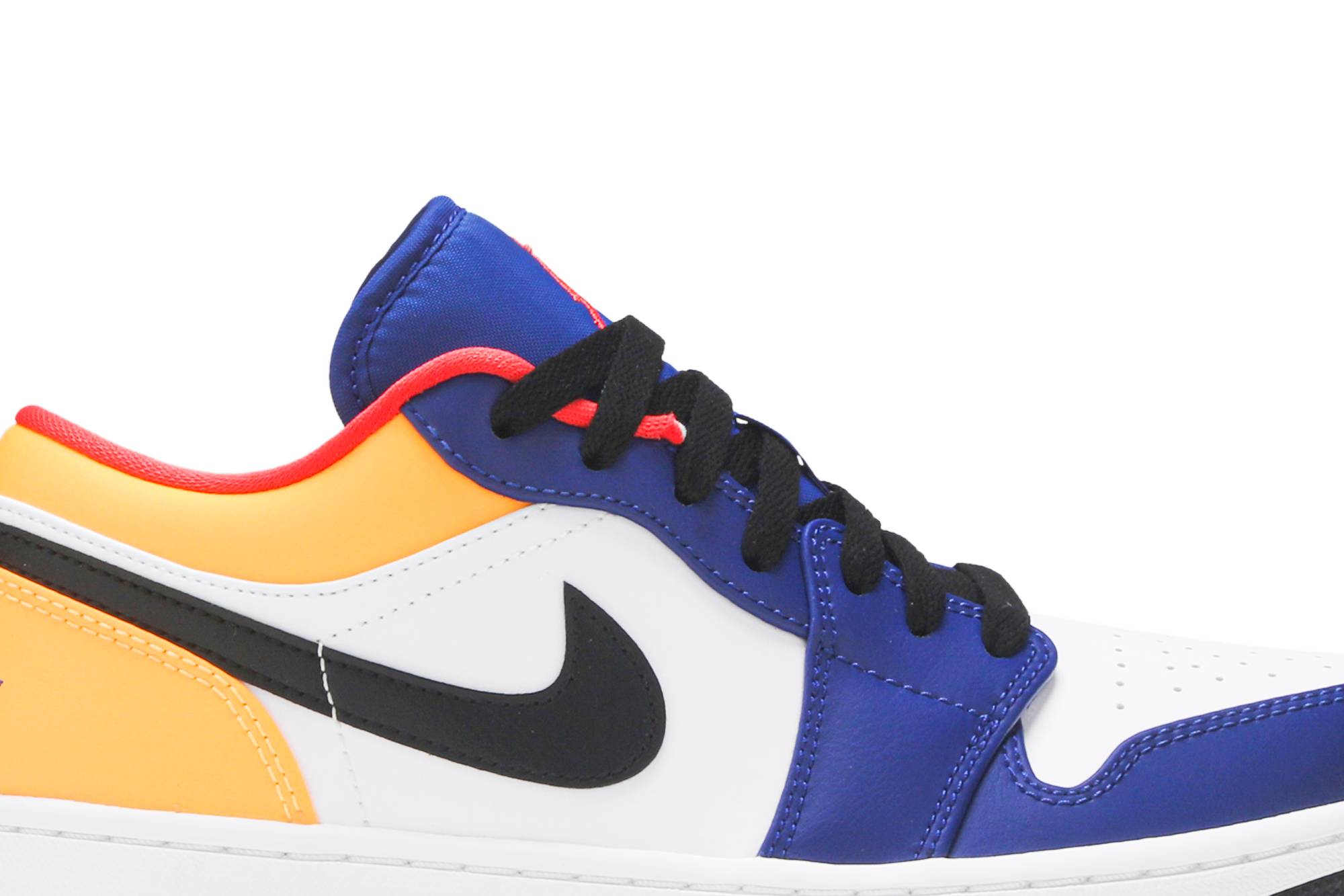 Air Jordan 1 Low 'White Deep Royal Blue' 553558-123 - Image 2