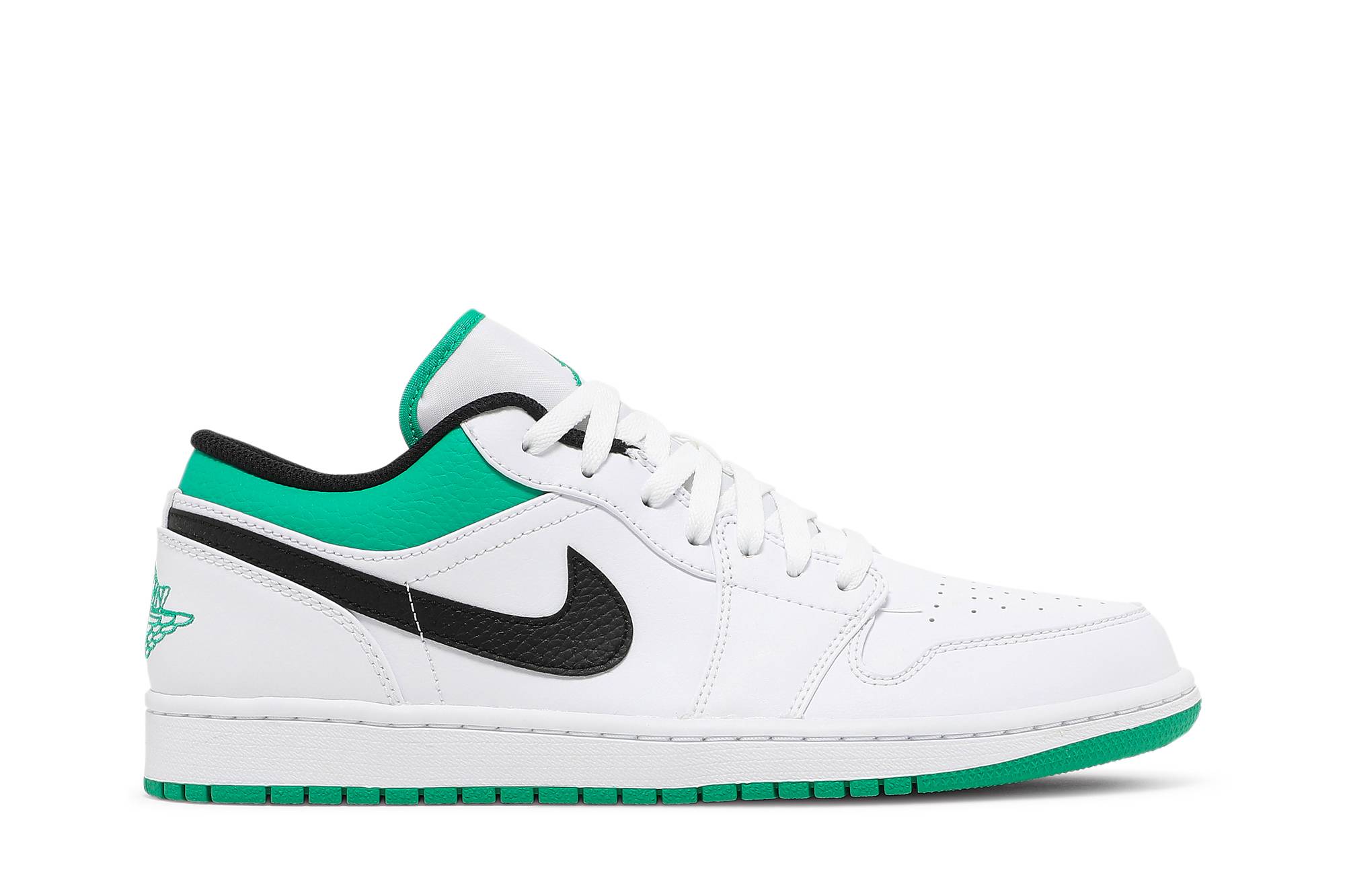Air Jordan 1 Low 'White Lucky Green' 553558-129