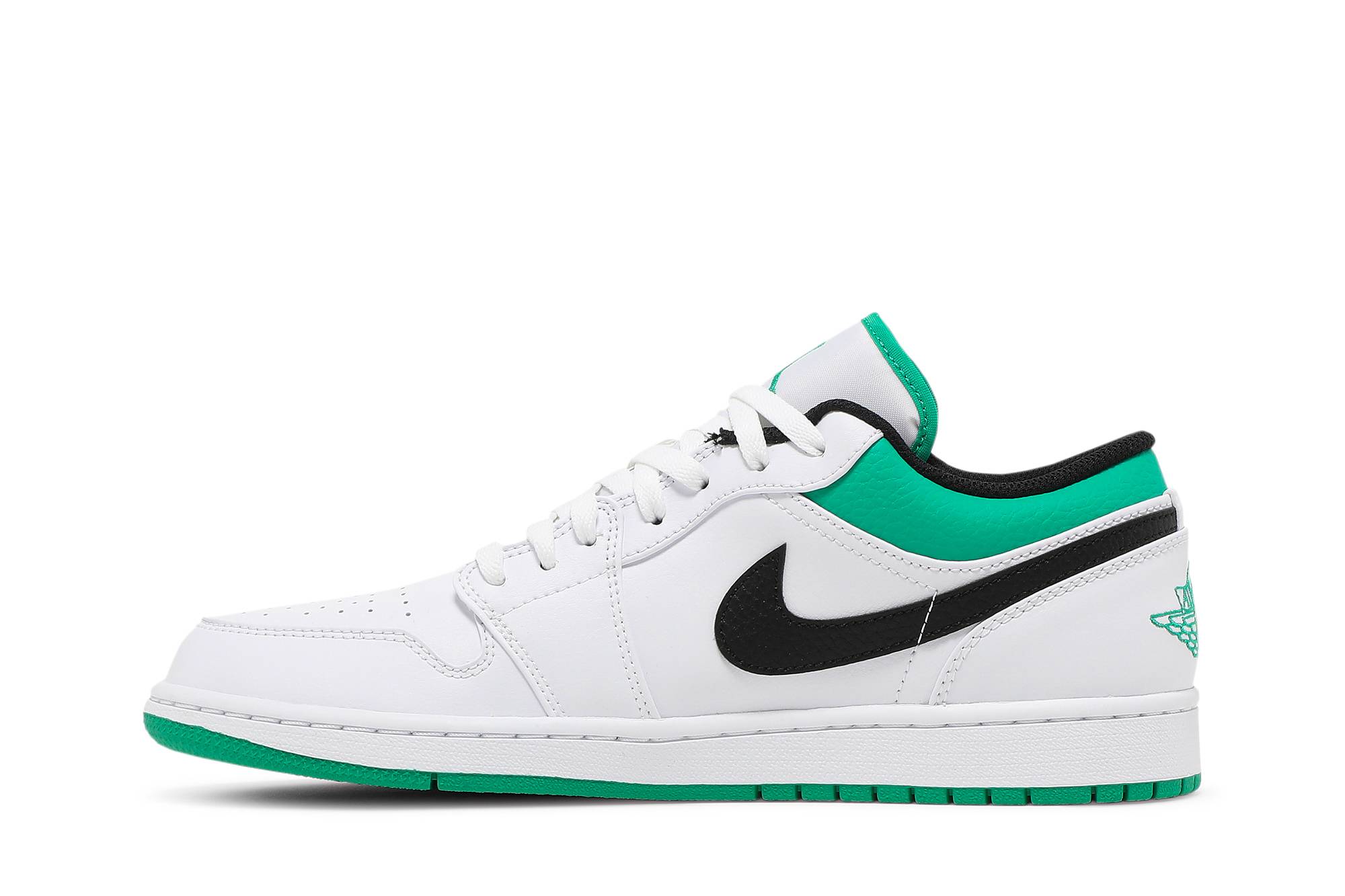 Air Jordan 1 Low 'White Lucky Green' 553558-129 - Image 3