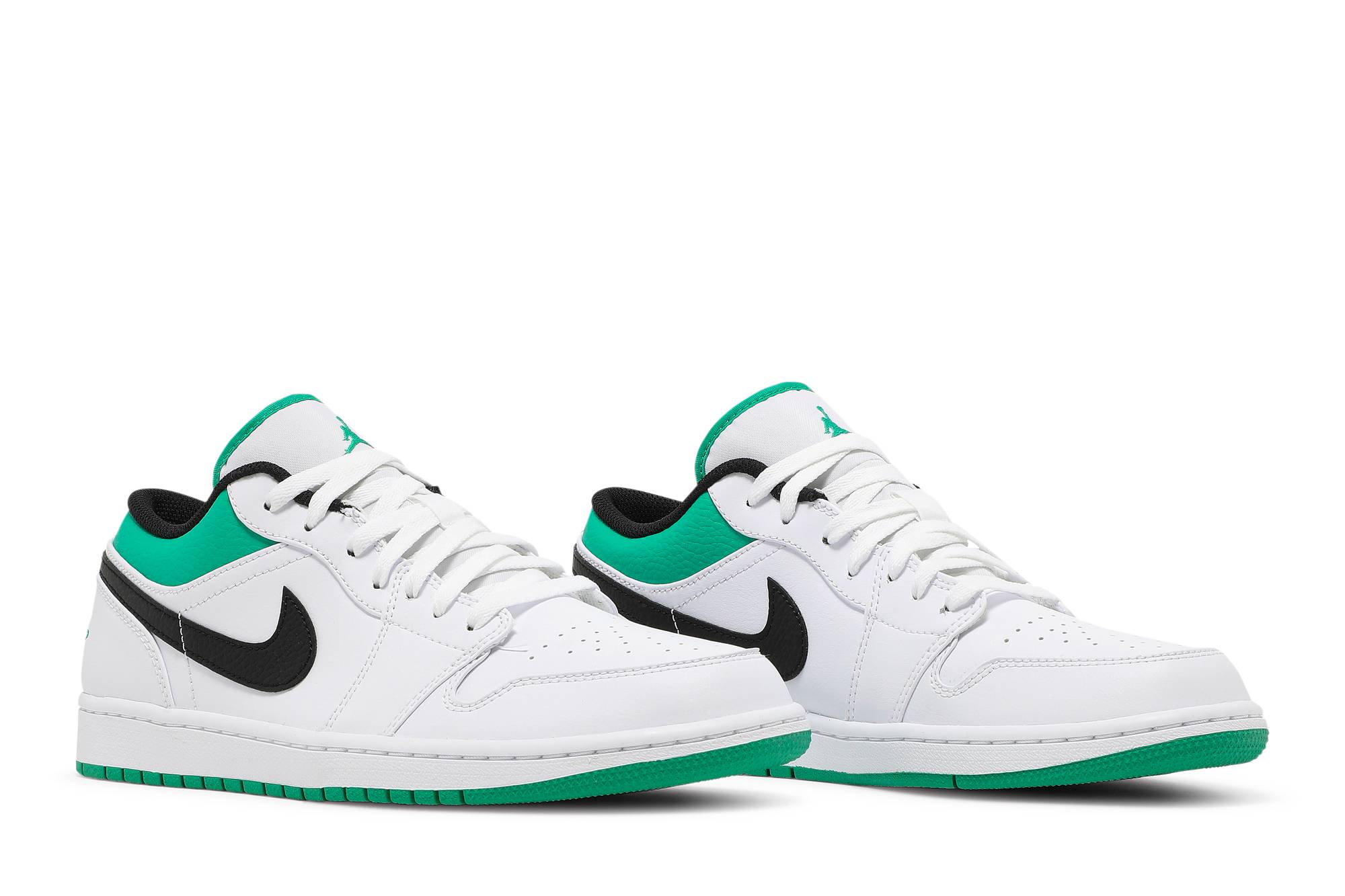 Air Jordan 1 Low 'White Lucky Green' 553558-129 - Image 8