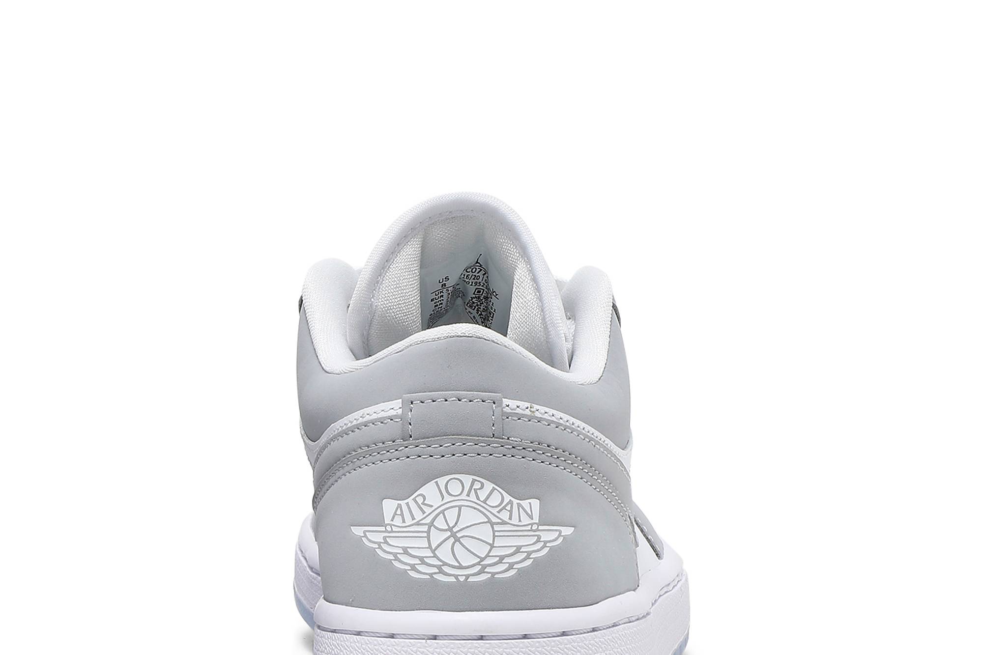 (Women) Air Jordan 1 Low 'White Wolf Grey' DC0774-105 - Image 7