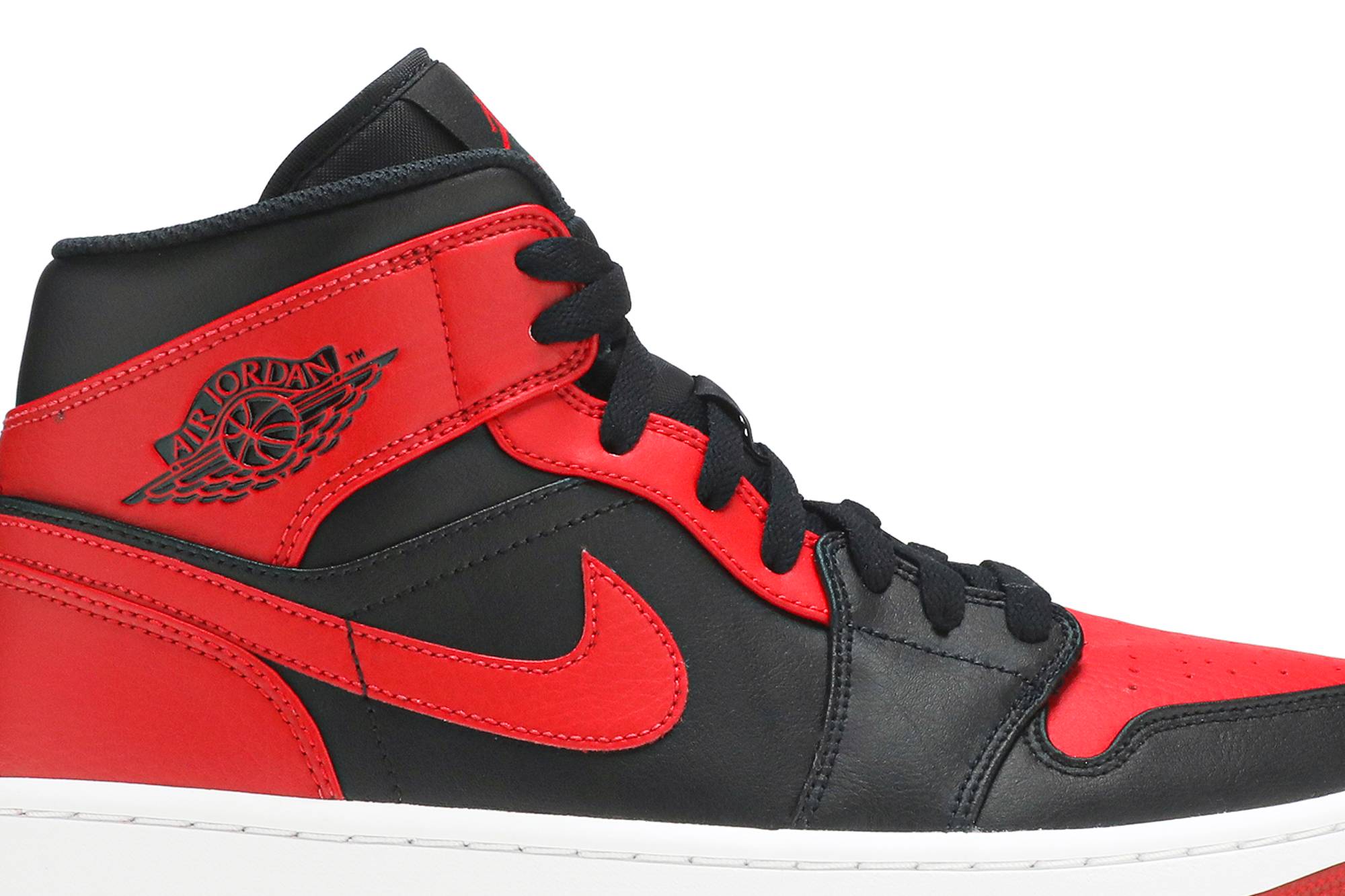 Air Jordan 1 Mid Banned 2020 554724-074 Moroen - Image 2