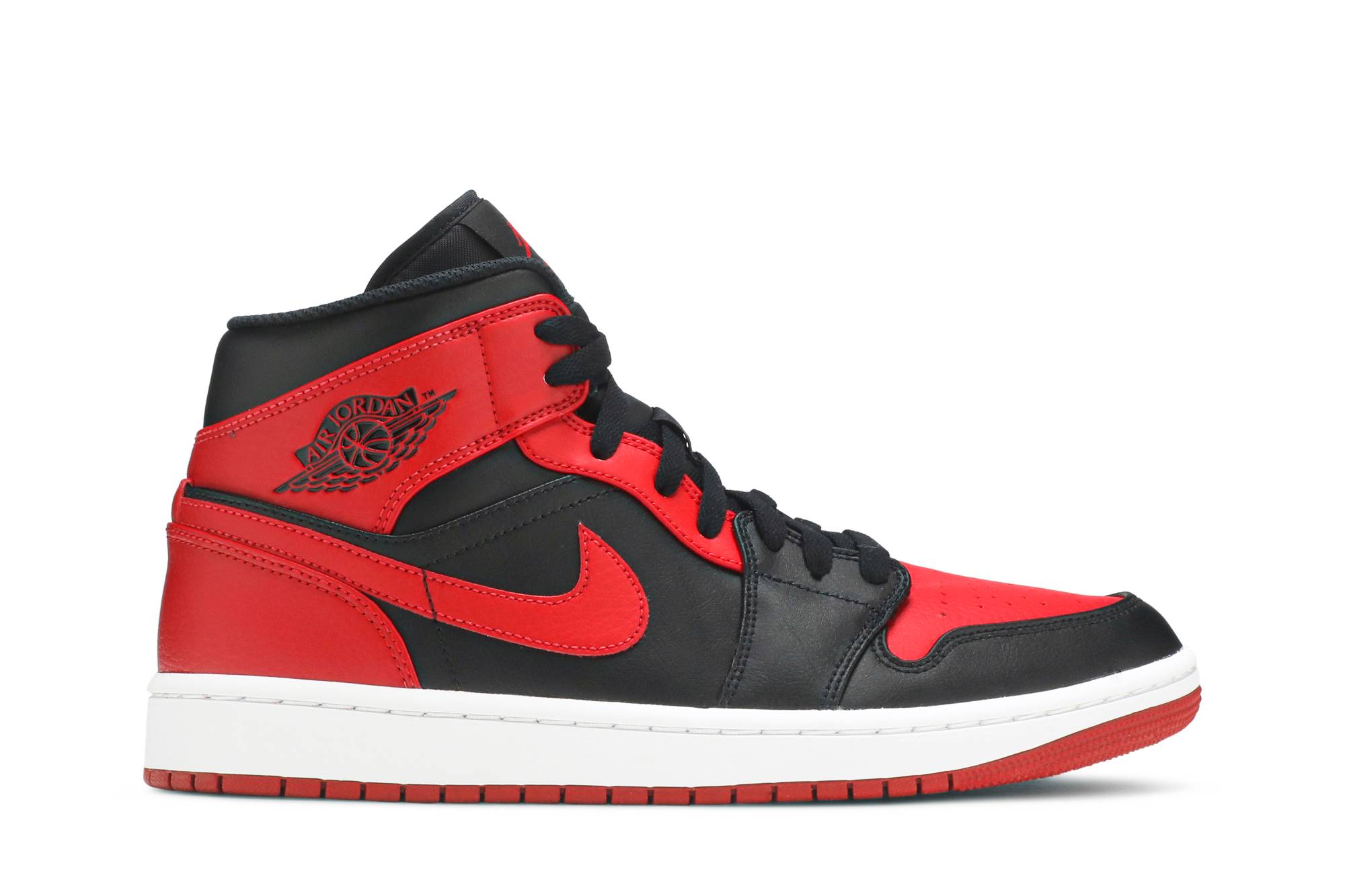 Air Jordan 1 Mid Banned 2020 554724-074 Moroen