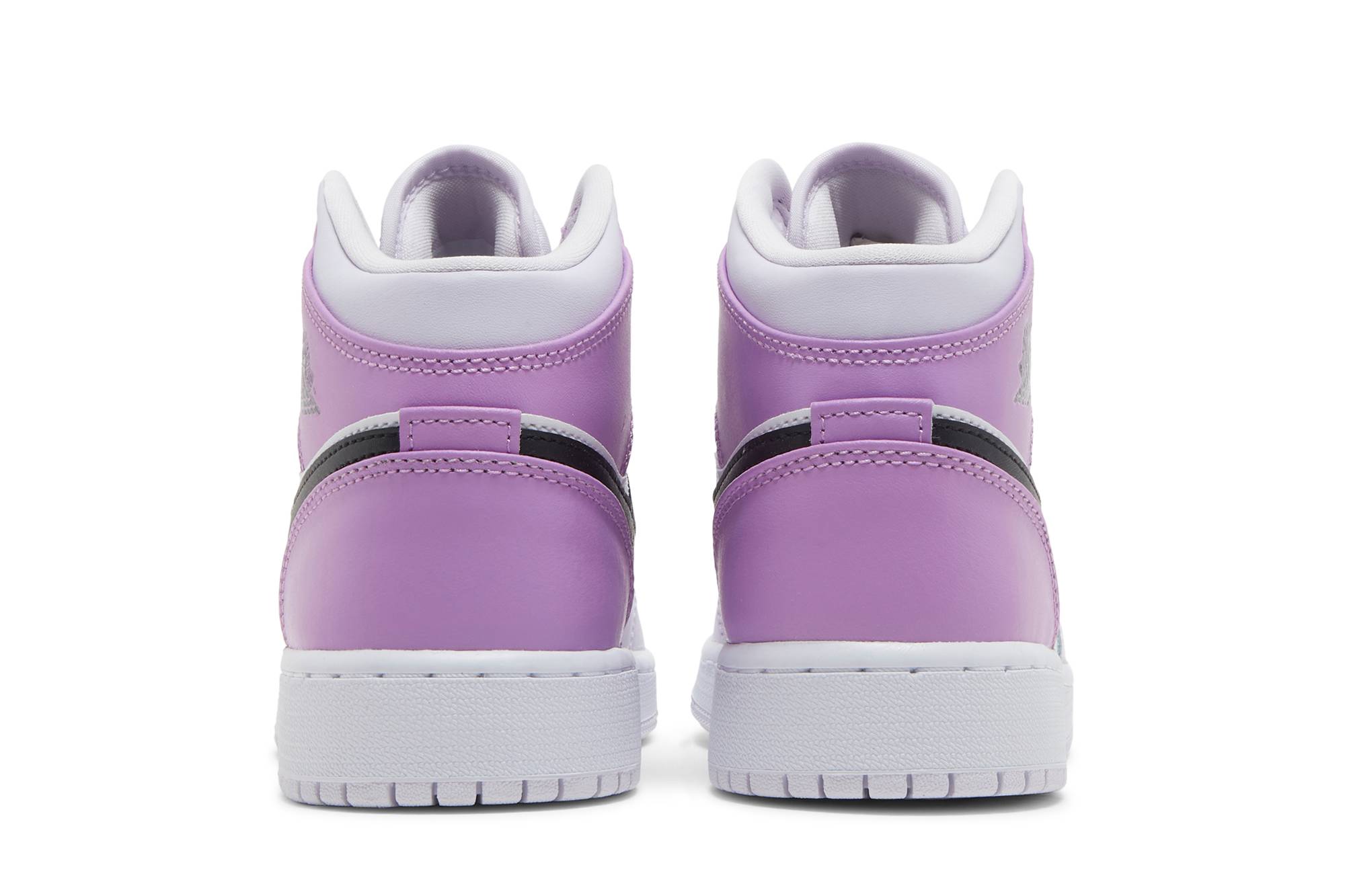 (Grade School) Air Jordan 1 Mid Barely Grape DQ8423-501 Moroen - Image 6