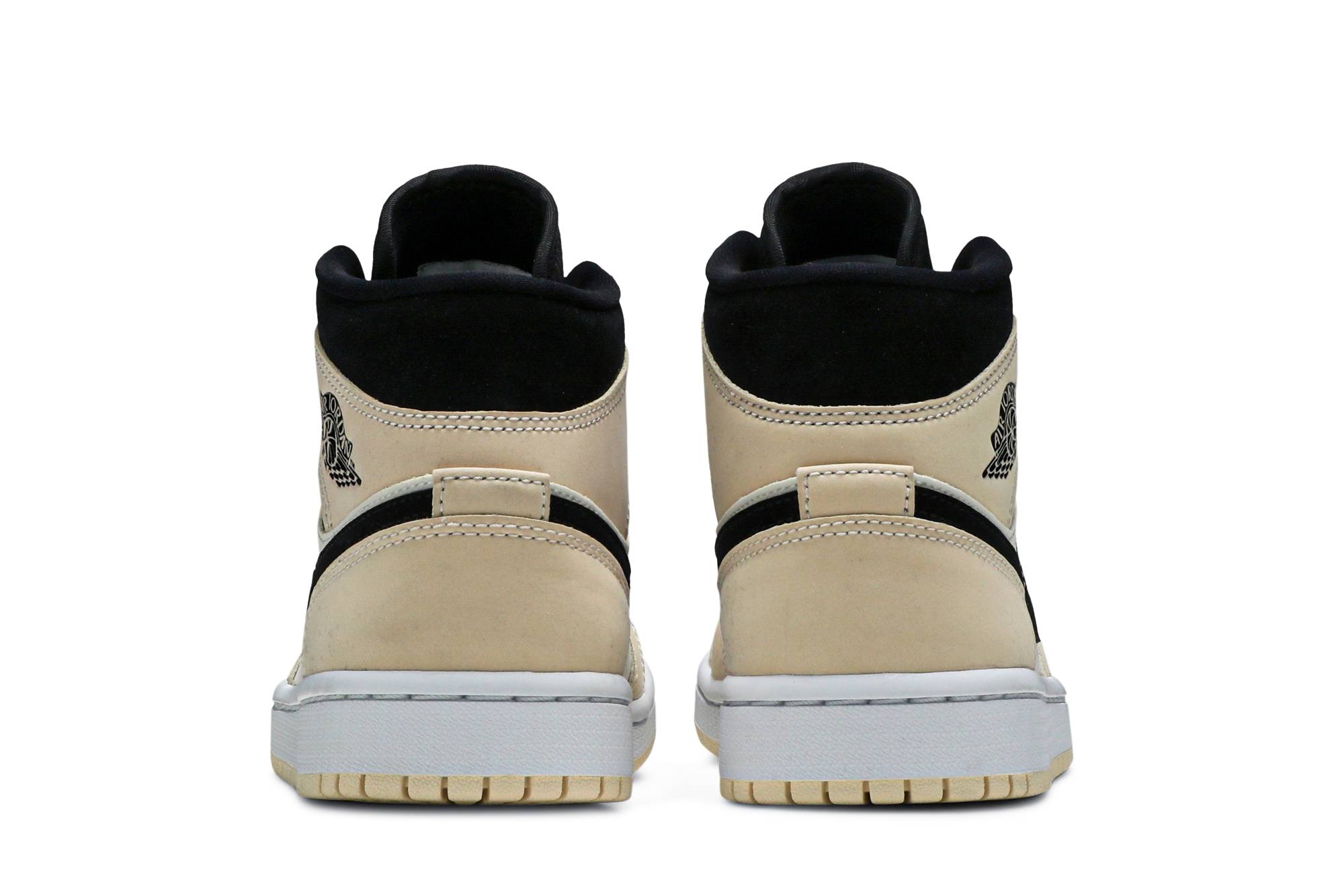 (Women) Air Jordan 1 Mid Barely Orange BQ6472-800 Moroen - Image 6