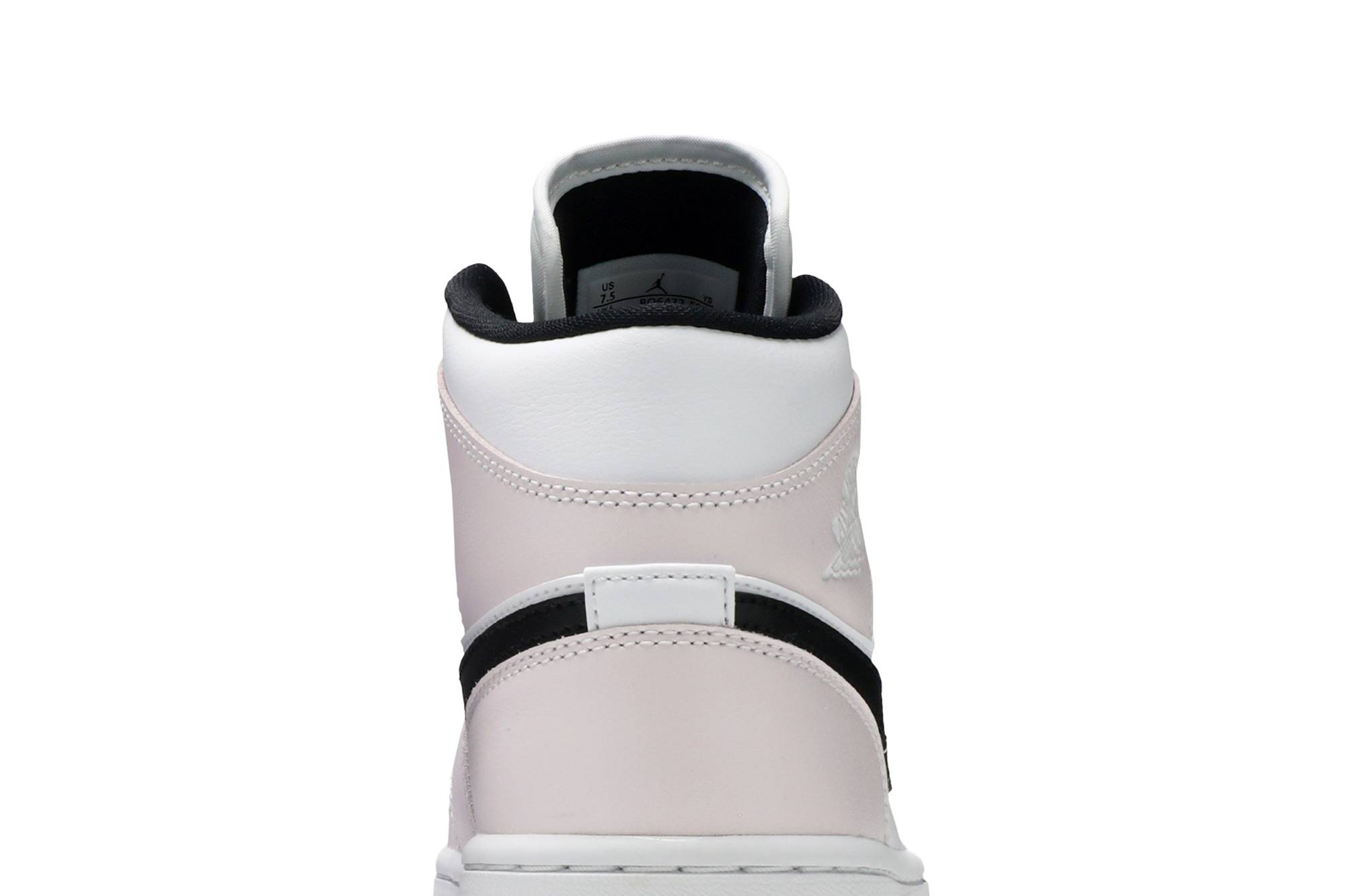 (Women) Air Jordan 1 Mid Barely Rose BQ6472-500 Moroen - Image 7