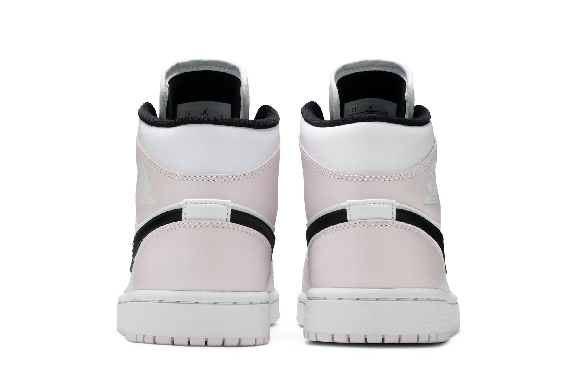 (Women) Air Jordan 1 Mid Barely Rose BQ6472-500 Moroen - Image 6