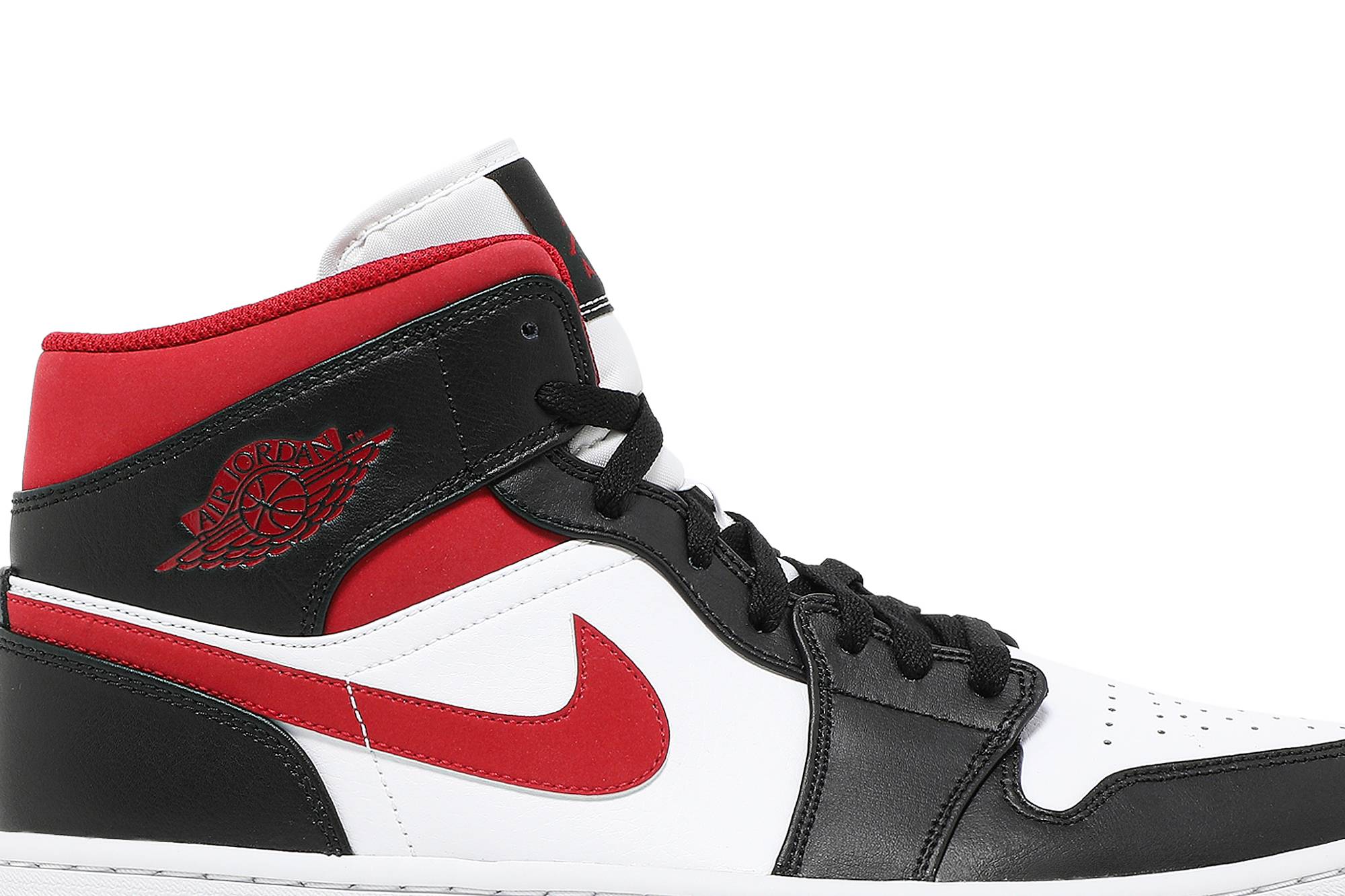 Air Jordan 1 Mid 'Black Gym Red' 554724-122 - Image 2