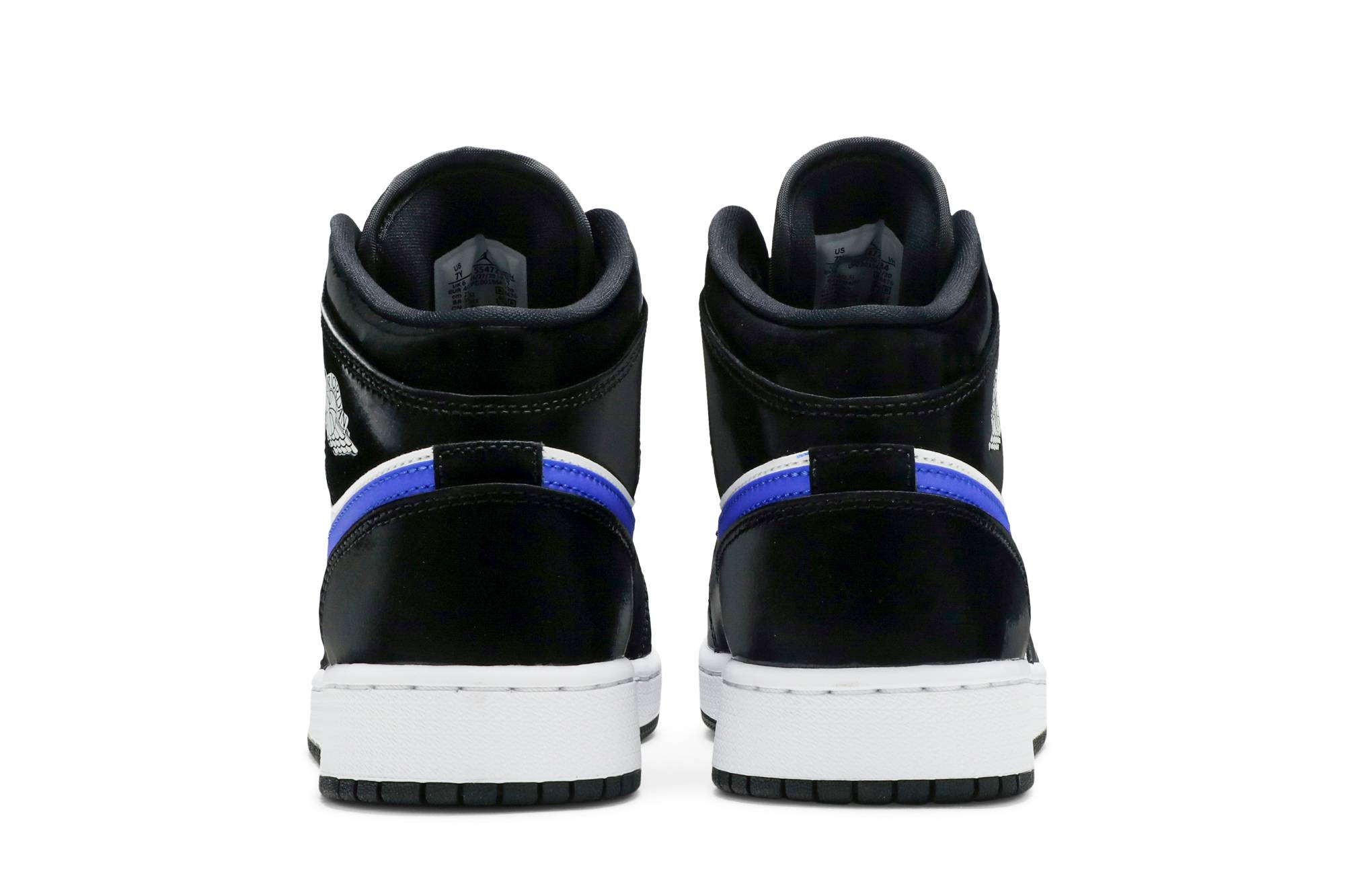 (Grade School) Air Jordan 1 Mid 'Black Racer Blue' 554725-084 - Afbeelding 6
