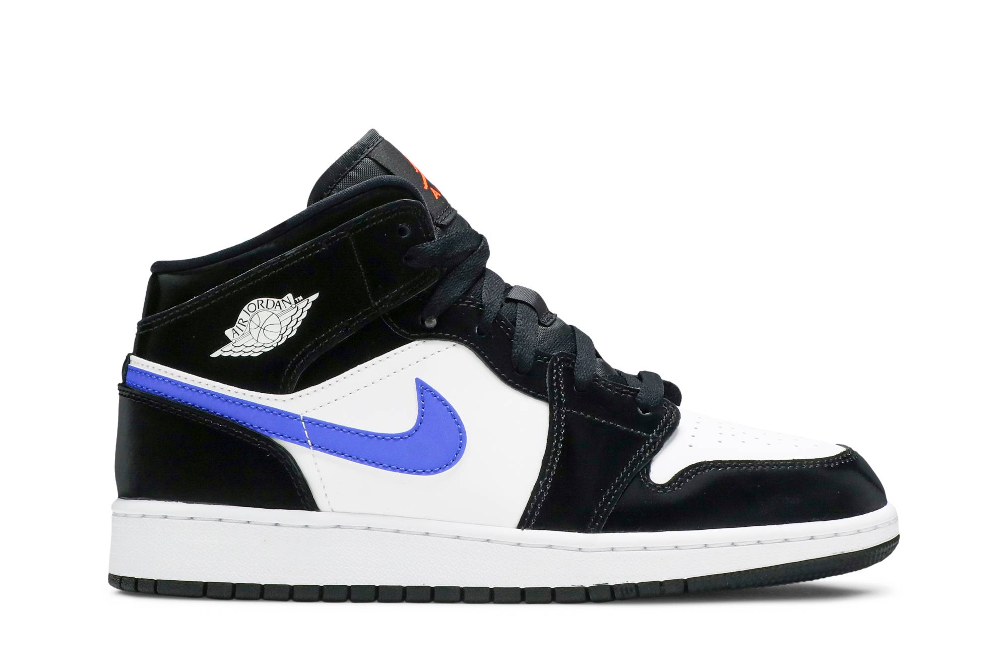 (Grade School) Air Jordan 1 Mid 'Black Racer Blue' 554725-084
