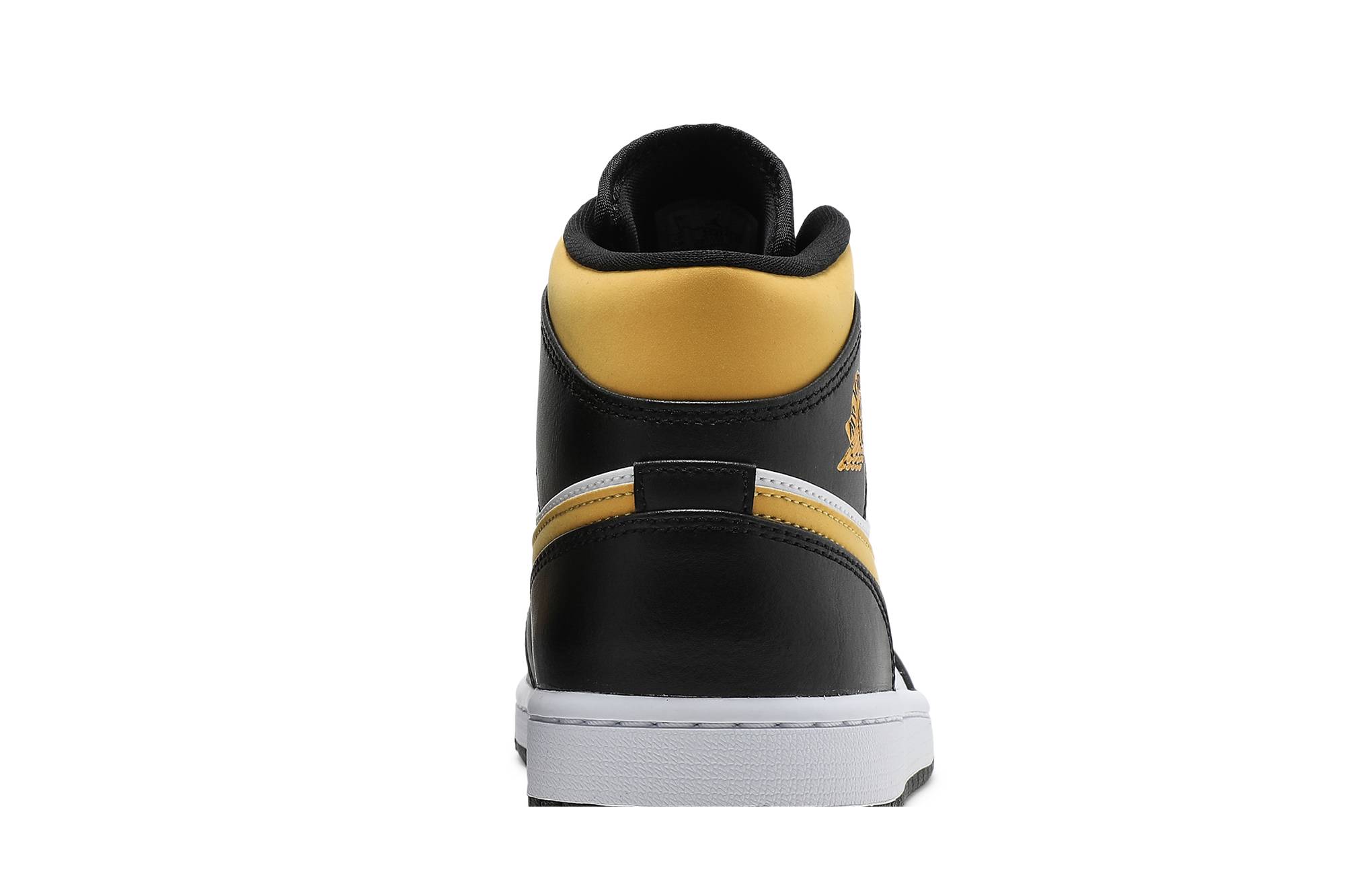 Air Jordan 1 Mid Black University Gold 554724-177 Moroen - Image 7