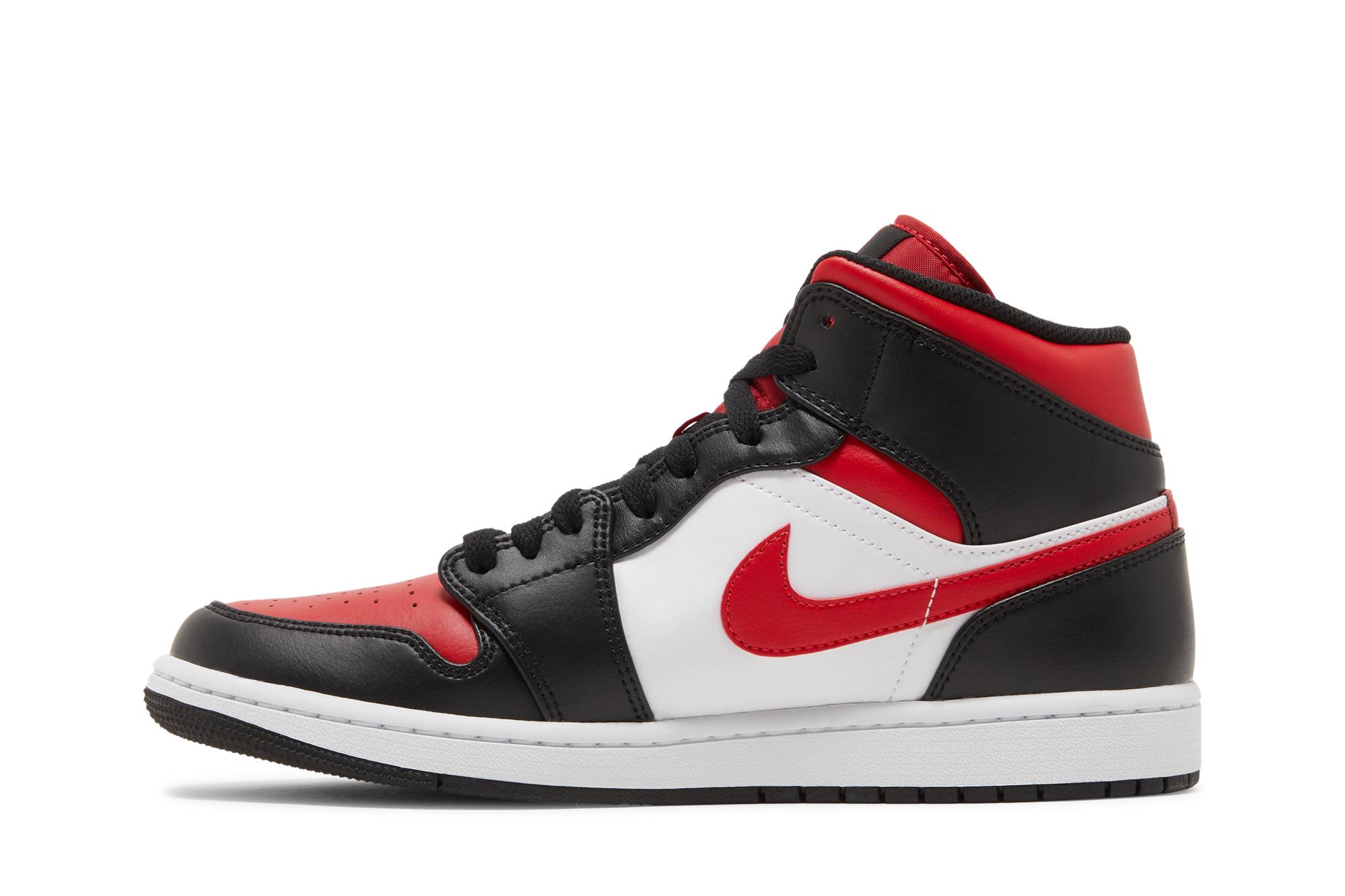 Air Jordan 1 Mid 'Bred Toe' (2022) 554724-079 - Image 3