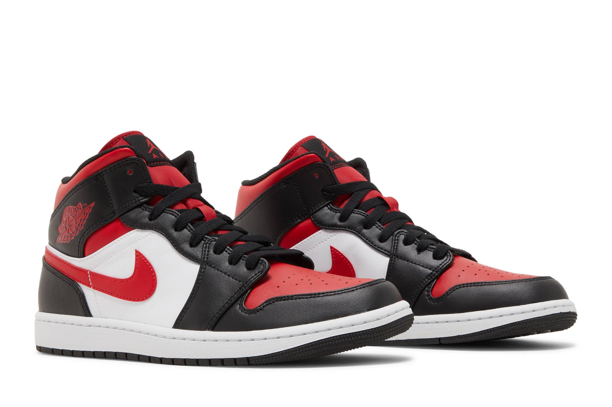 Air Jordan 1 Mid 'Bred Toe' (2022) 554724-079 - Image 8