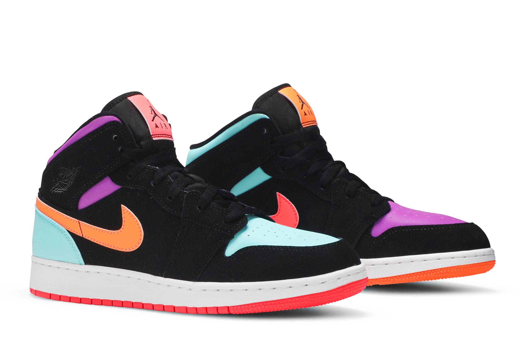 (Grade School) Air Jordan 1 Mid Candy 554725-083 Moroen - Image 8