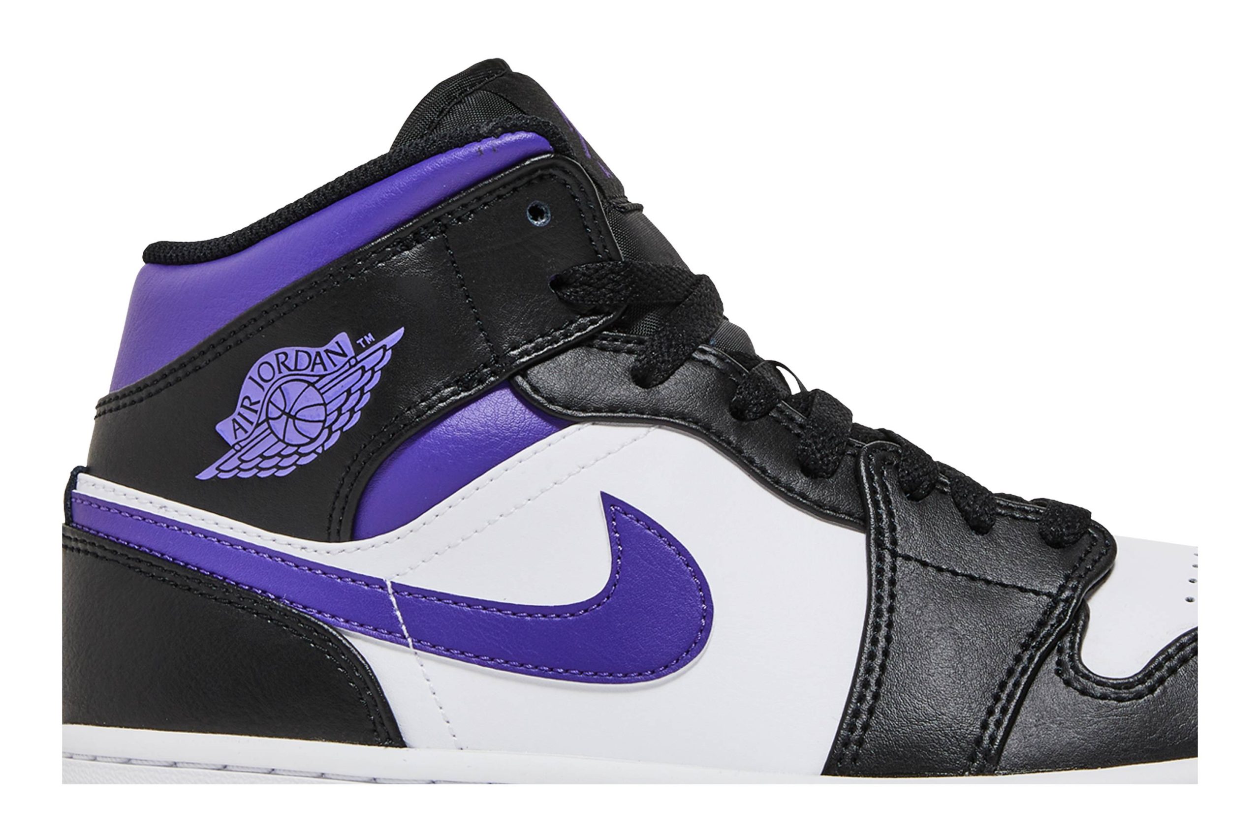 Air Jordan 1 Mid Court Purple 554724-095 Moroen - Image 2