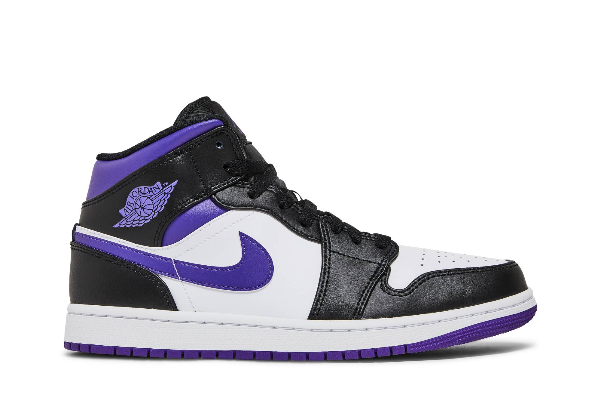 Air Jordan 1 Mid Court Purple 554724-095 Moroen