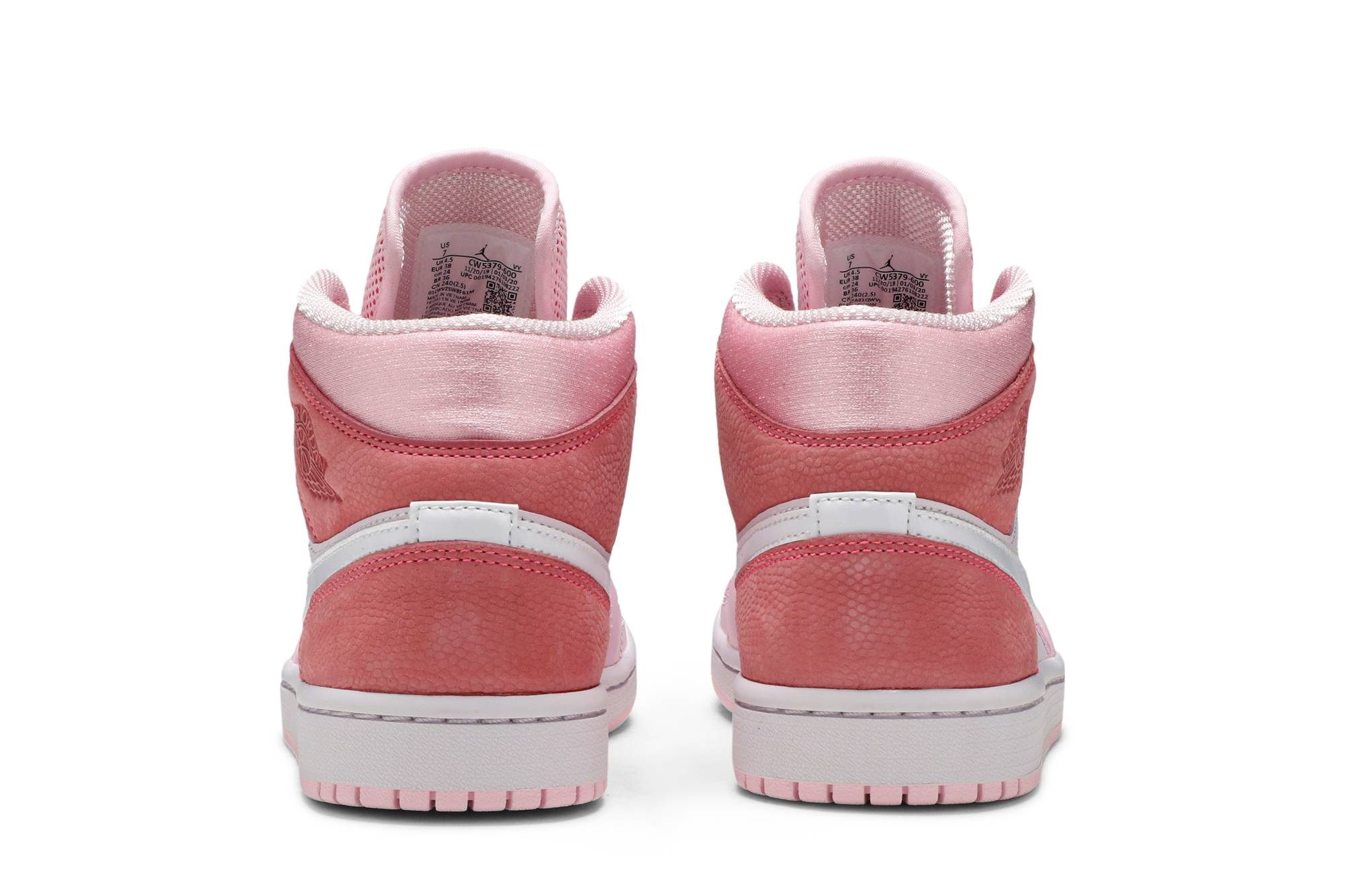 (Women) Air Jordan 1 Mid Digital Pink CW5379-600 Coiloa - Imagen 6