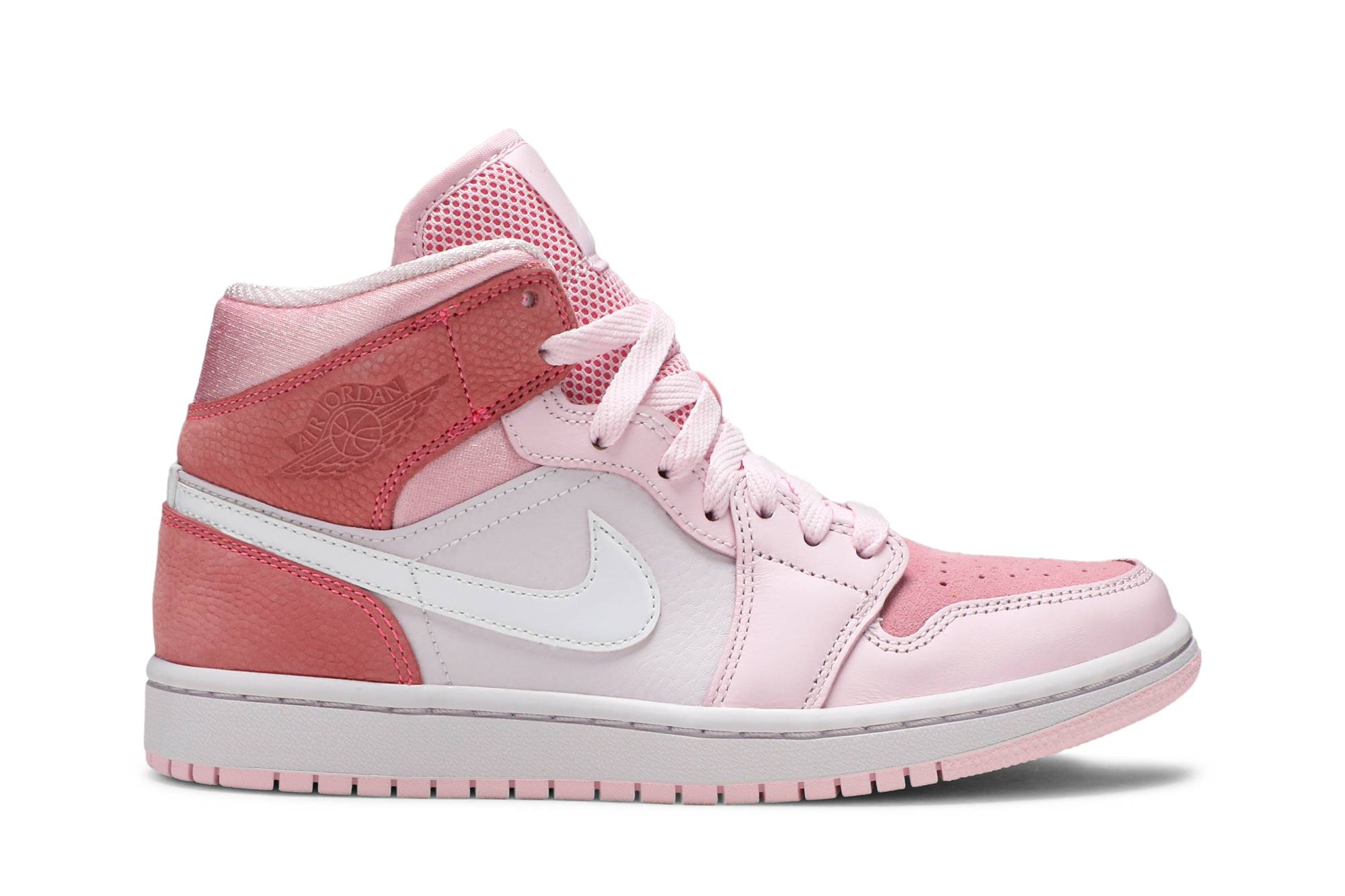 (Women) Air Jordan 1 Mid Digital Pink CW5379-600 Coiloa