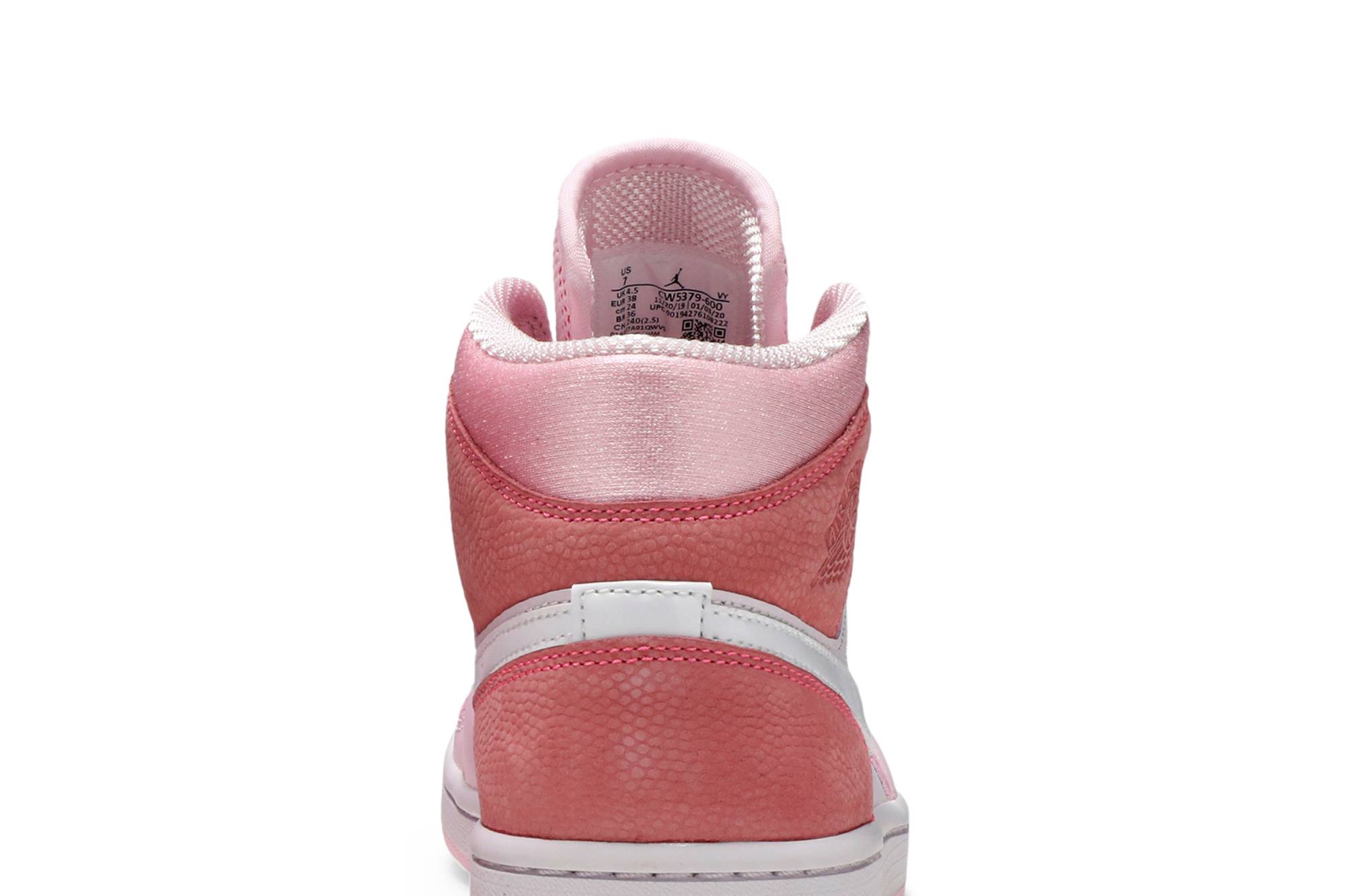 (Women) Air Jordan 1 Mid Digital Pink CW5379-600 Coiloa - Imagen 7