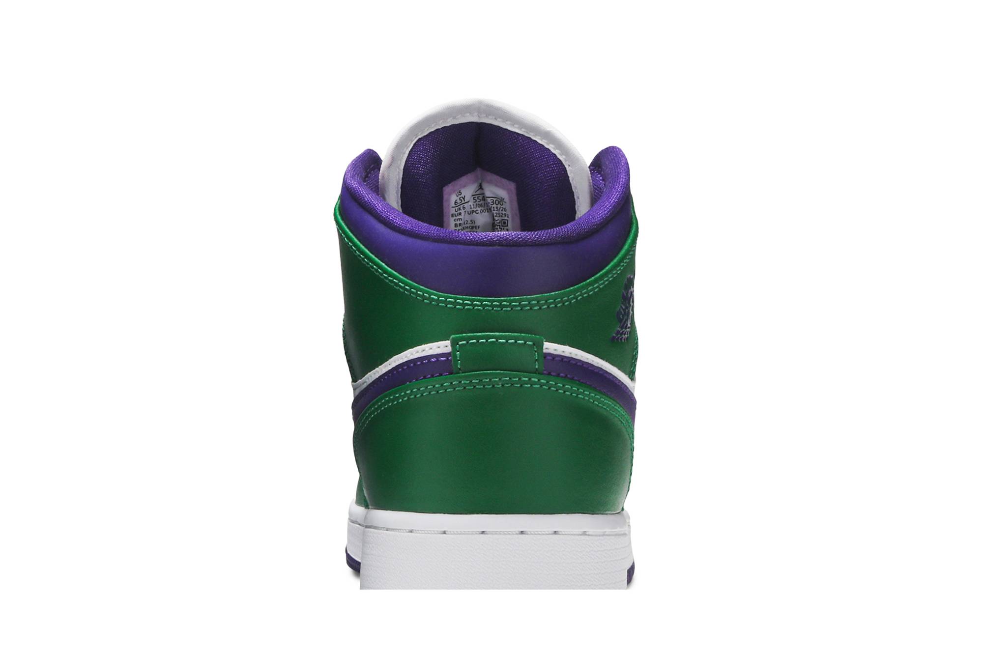 (Grade School) Air Jordan 1 Mid Hulk 554725-300 Moroen - Image 7