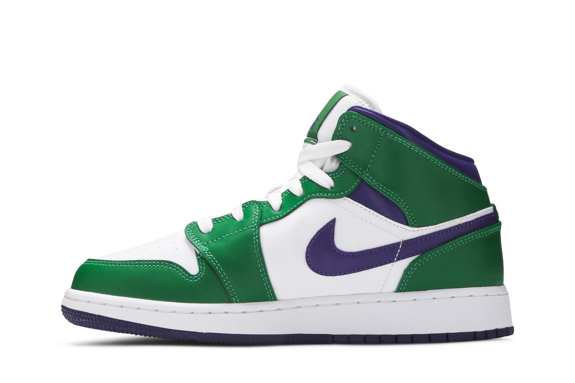 (Grade School) Air Jordan 1 Mid Hulk 554725-300 Moroen - Image 3
