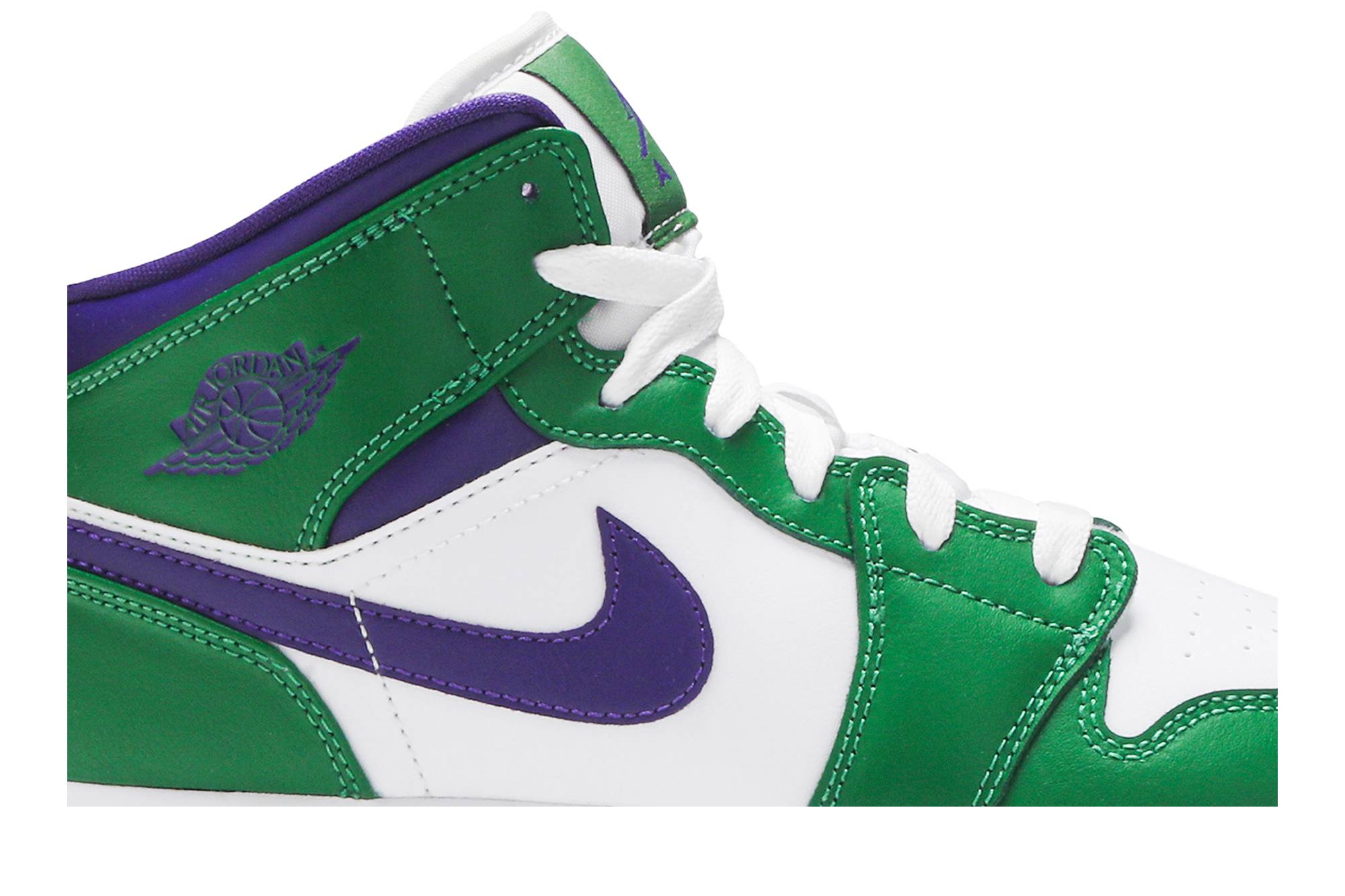 (Grade School) Air Jordan 1 Mid Hulk 554725-300 Moroen - Image 2