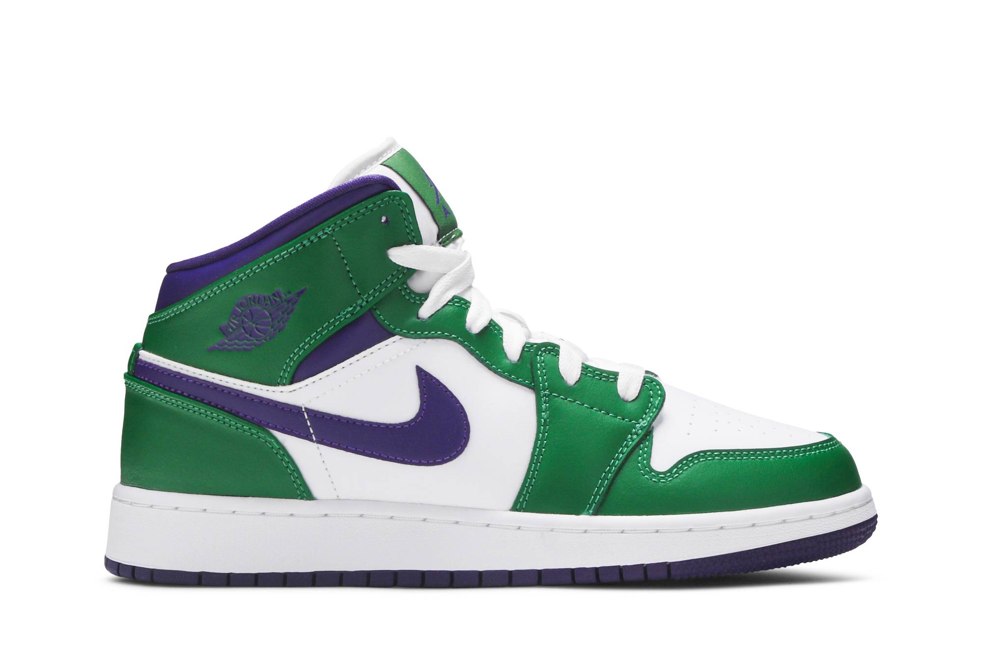 (Grade School) Air Jordan 1 Mid Hulk 554725-300 Moroen