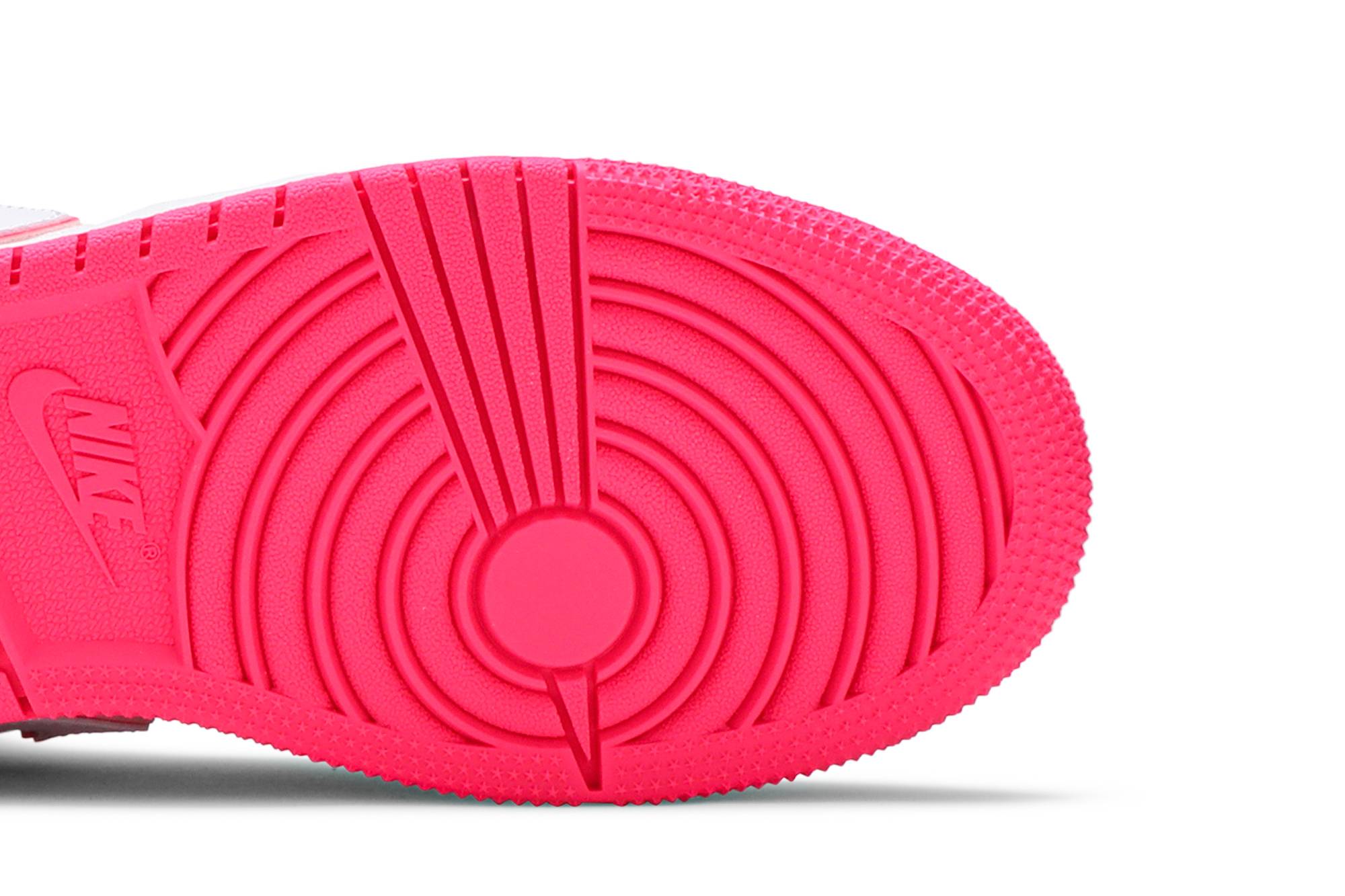 (Grade School) Air Jordan 1 Mid Hyper Pink White 555112-611 - Image 5