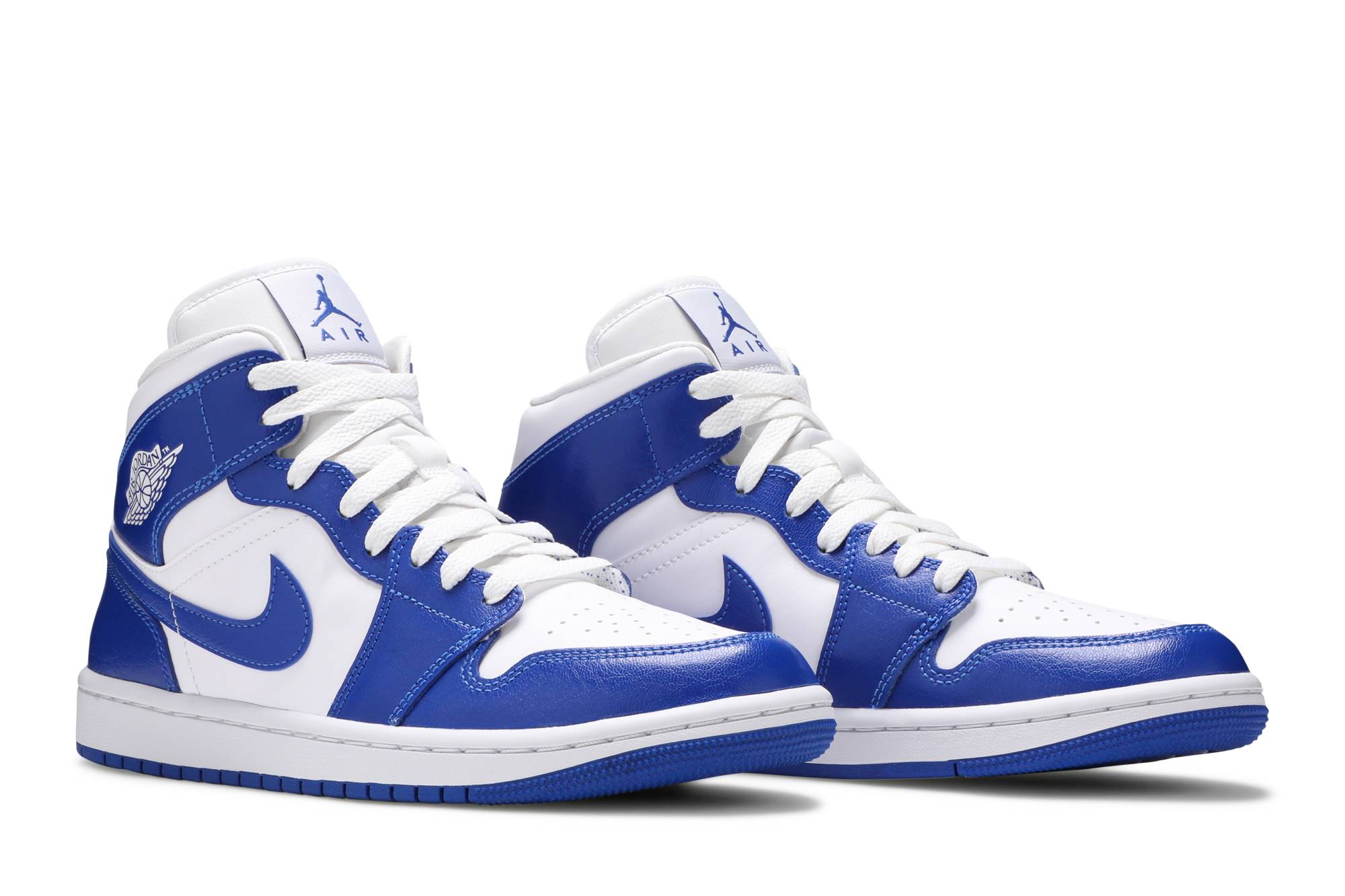 (Women) Air Jordan 1 Mid 'Kentucky Blue' BQ6472-104 - Image 8