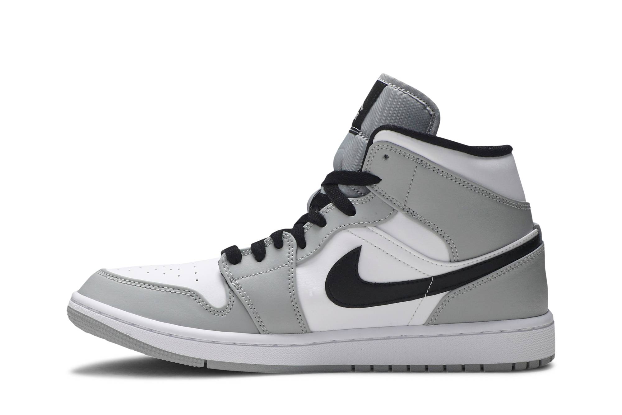Air Jordan 1 Mid 'Light Smoke Grey' 554724-092 - Image 3
