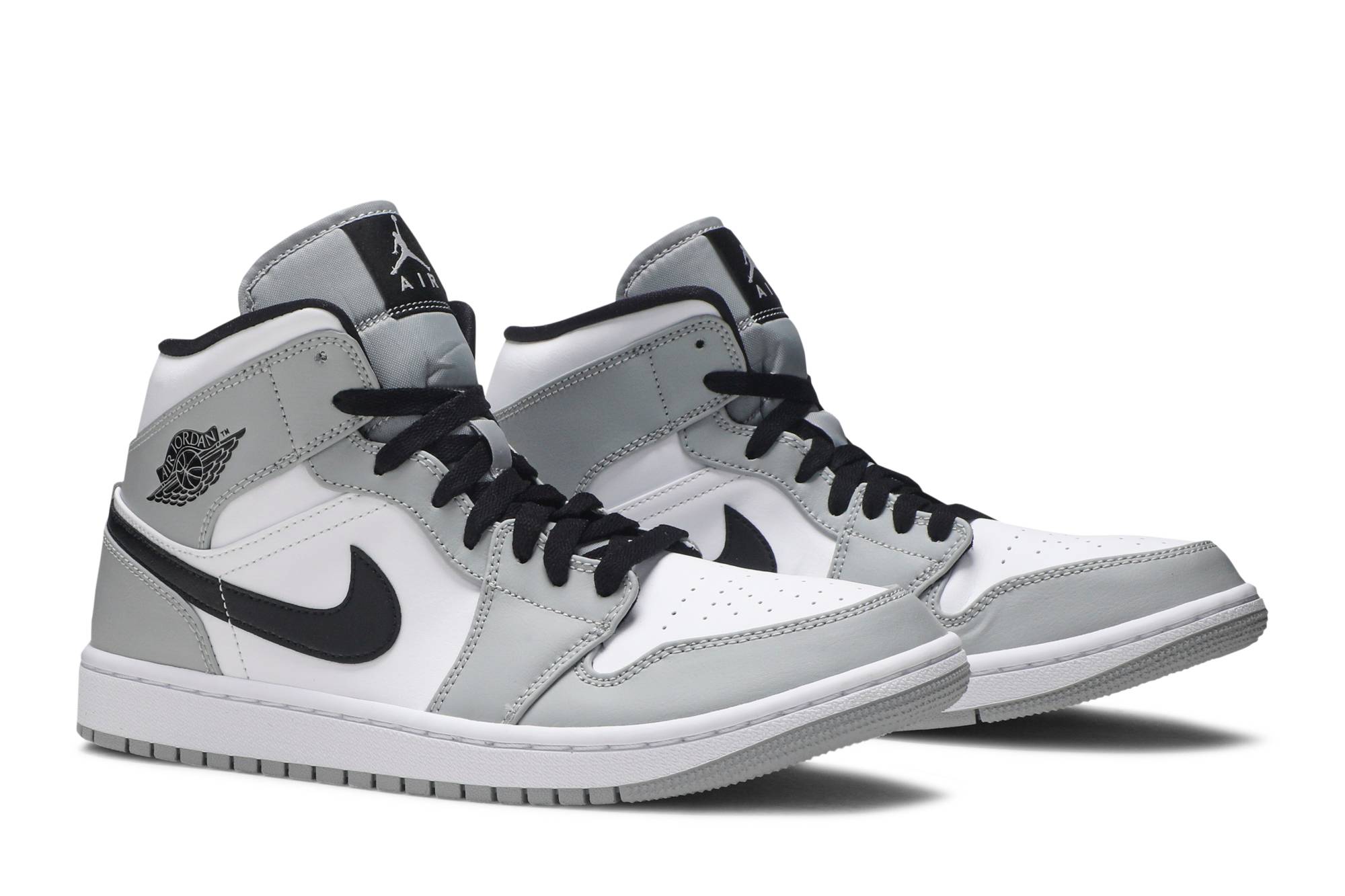 Air Jordan 1 Mid 'Light Smoke Grey' 554724-092 - Image 8