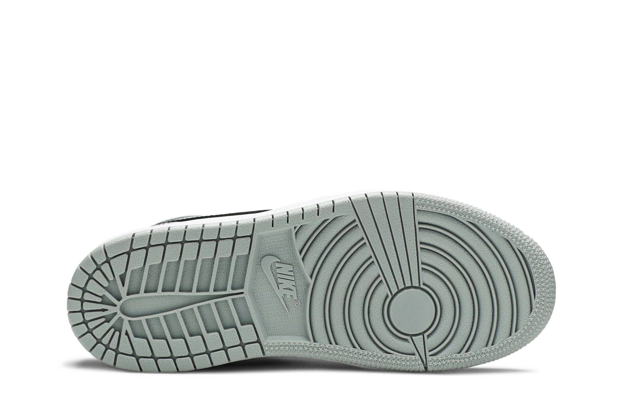 (Preschool) Air Jordan 1 Mid Light Smoke Grey 640734-092 Moroen - Image 4