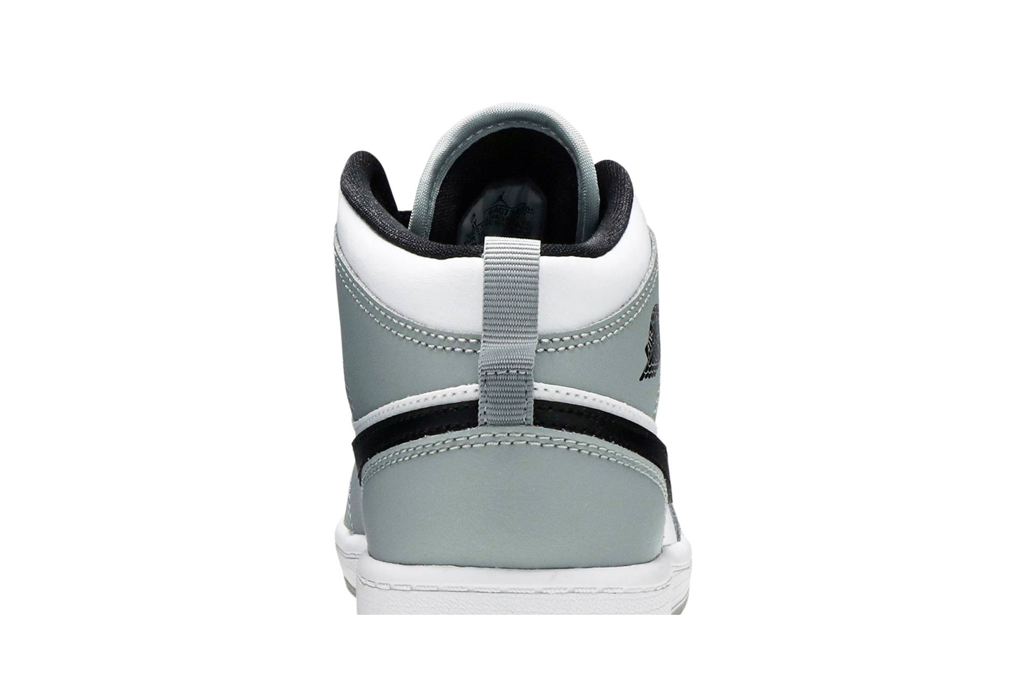 (Preschool) Air Jordan 1 Mid Light Smoke Grey 640734-092 Moroen - Image 7