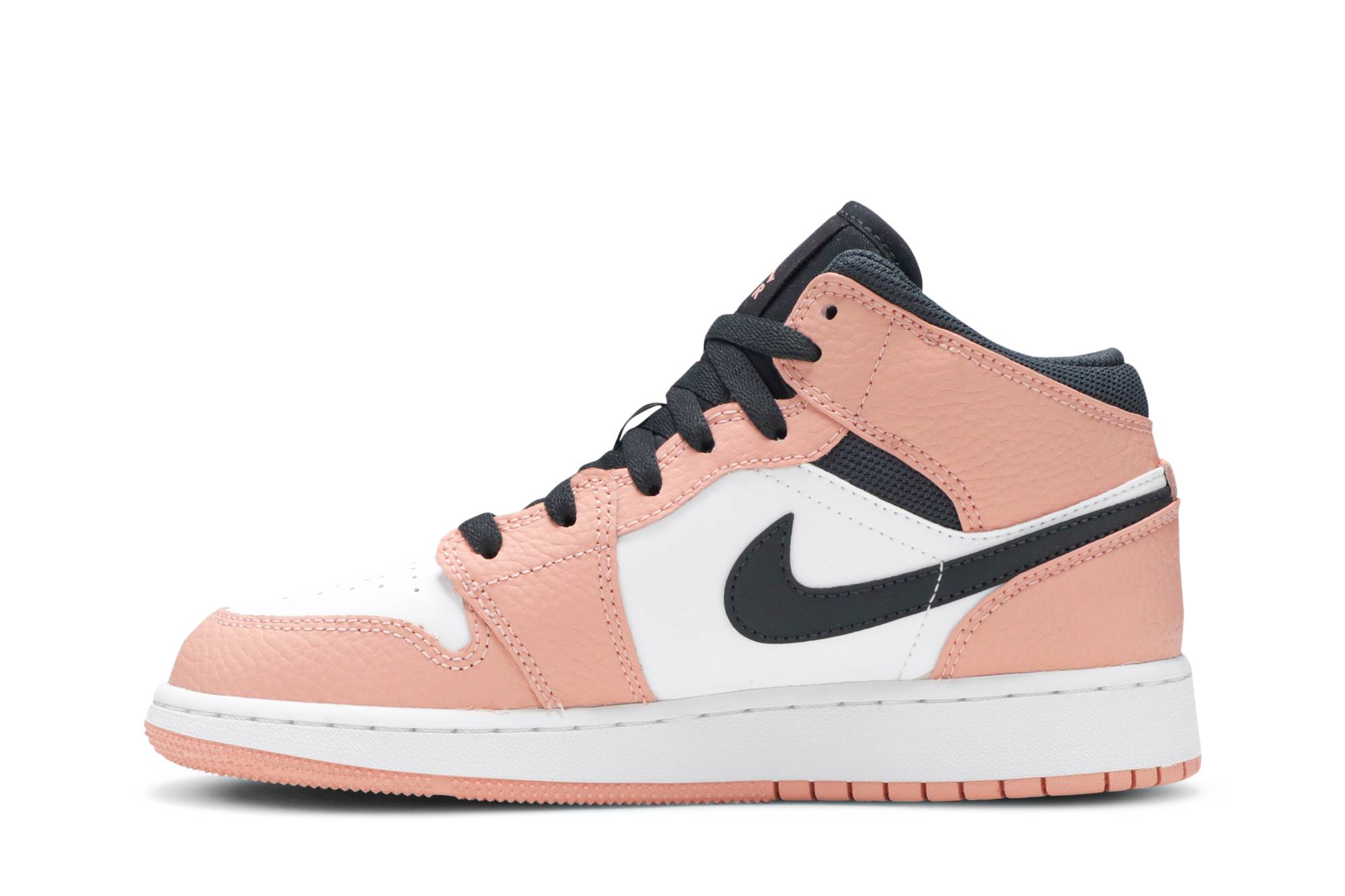 (Grade School) Air Jordan 1 Mid 'Pink Quartz' 555112-603 - Image 3